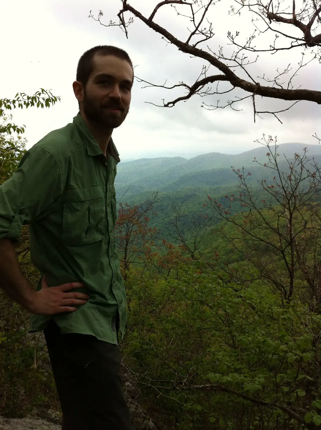 Photo on the Appalachian Trail near Neels Gap, Georgia, April 16, 2012