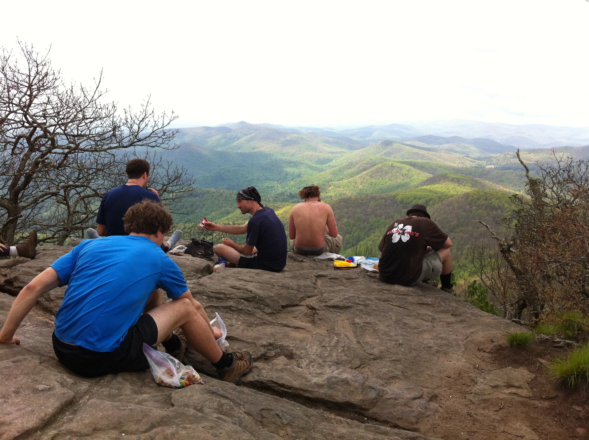 Photo on the Appalachian Trail near Neels Gap, Georgia, April 17, 2012