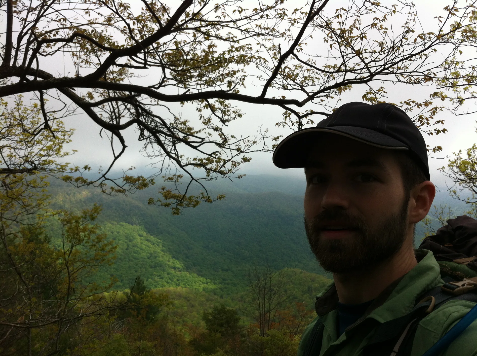 Photo on the Appalachian Trail near Neels Gap, Georgia, April 19, 2012