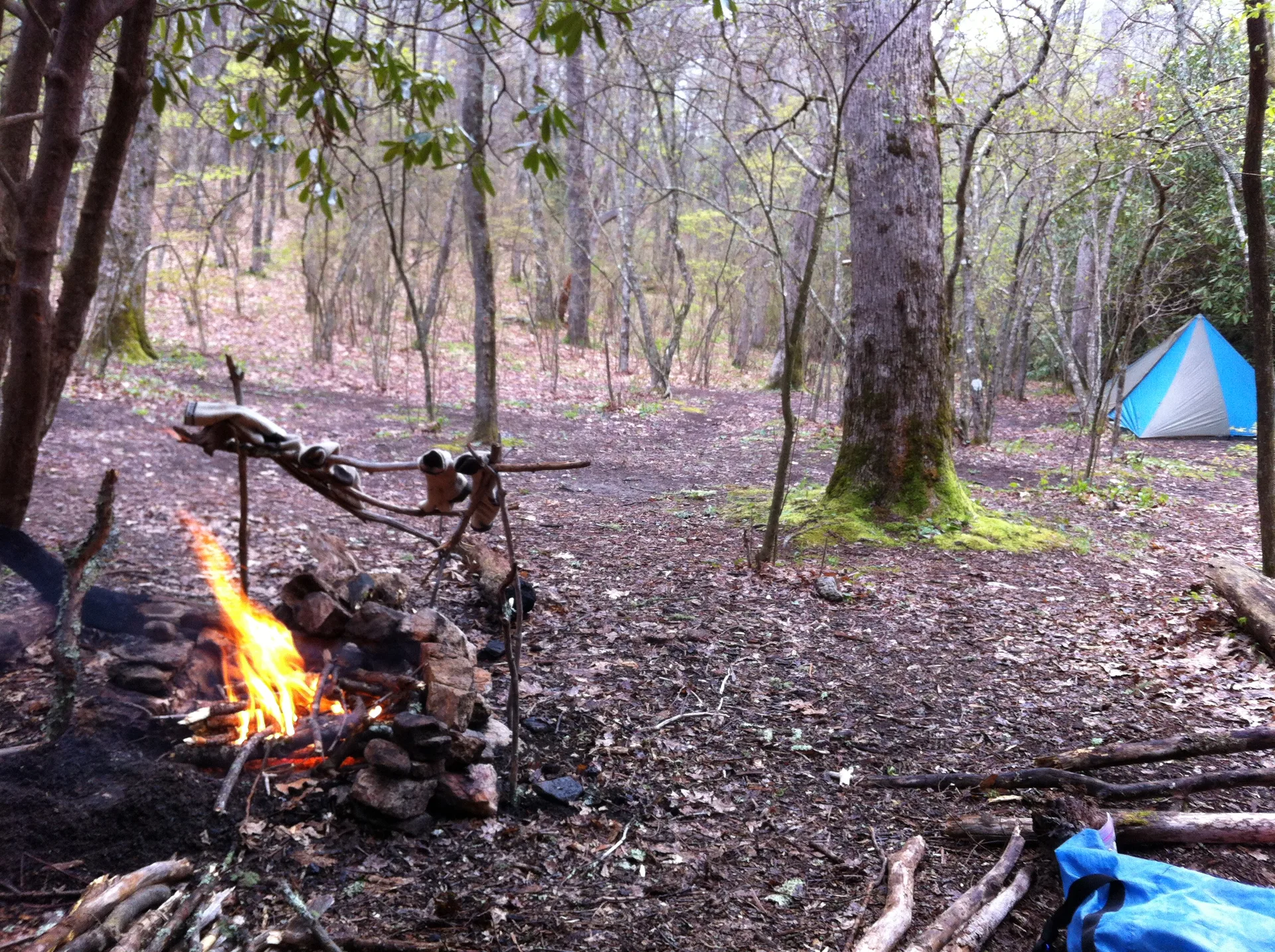 Photo on the Appalachian Trail near Dicks Creek Gap, Georgia, April 24, 2012