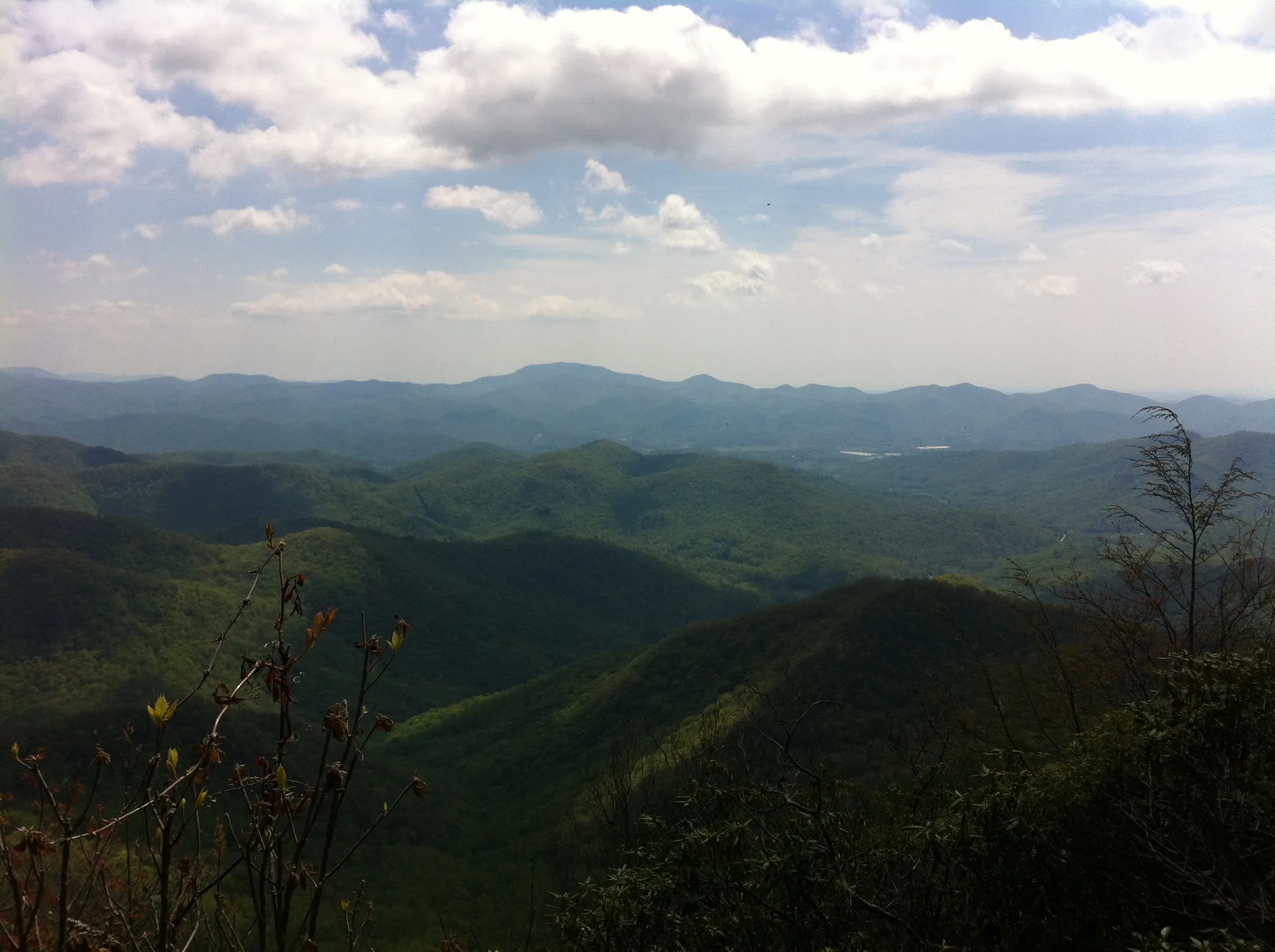 Photo on the Appalachian Trail near Standing Indian, North Carolina, April 25, 2012
