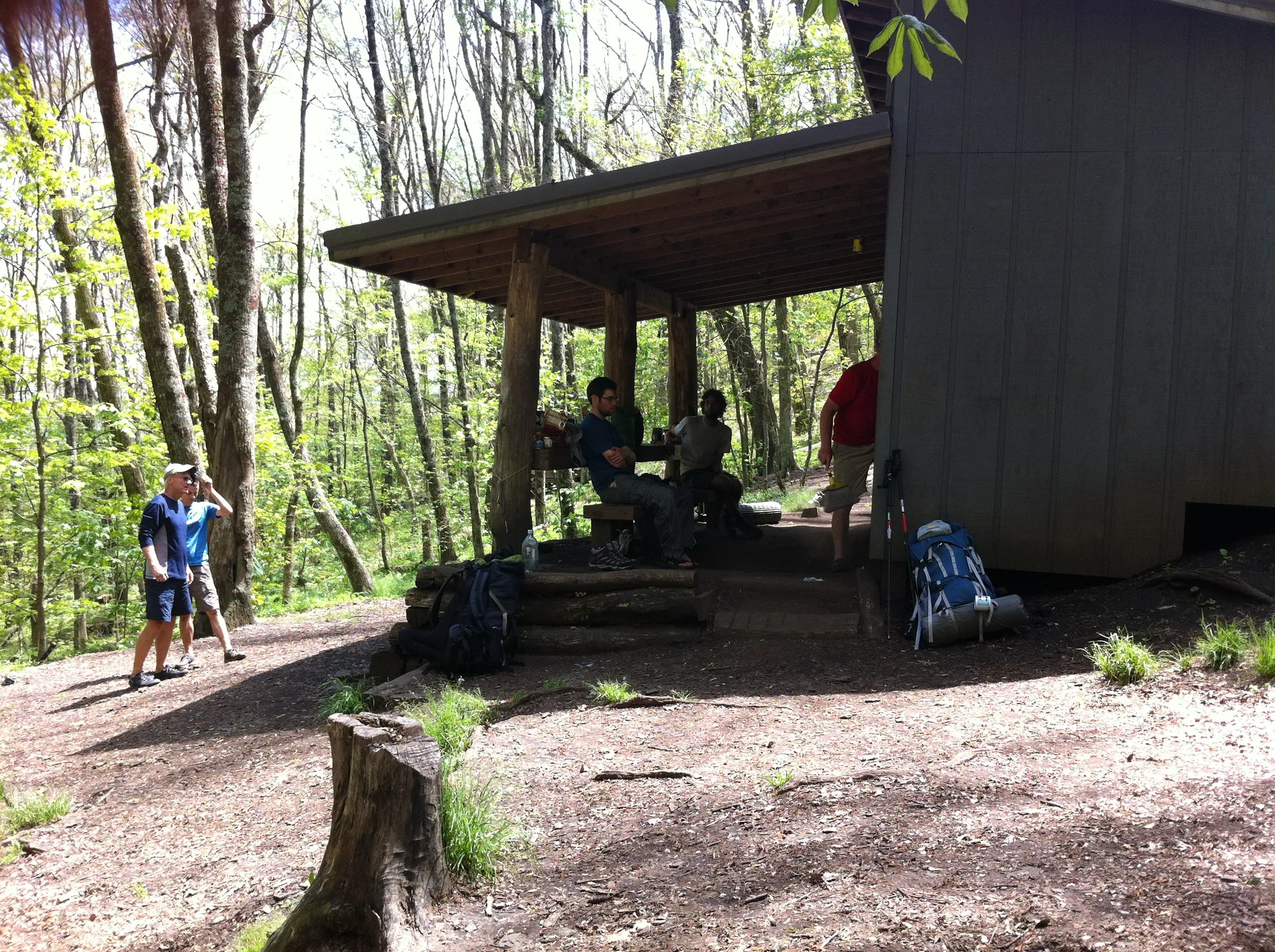 Photo on the Appalachian Trail near Nantahala (NOC), North Carolina, April 30, 2012