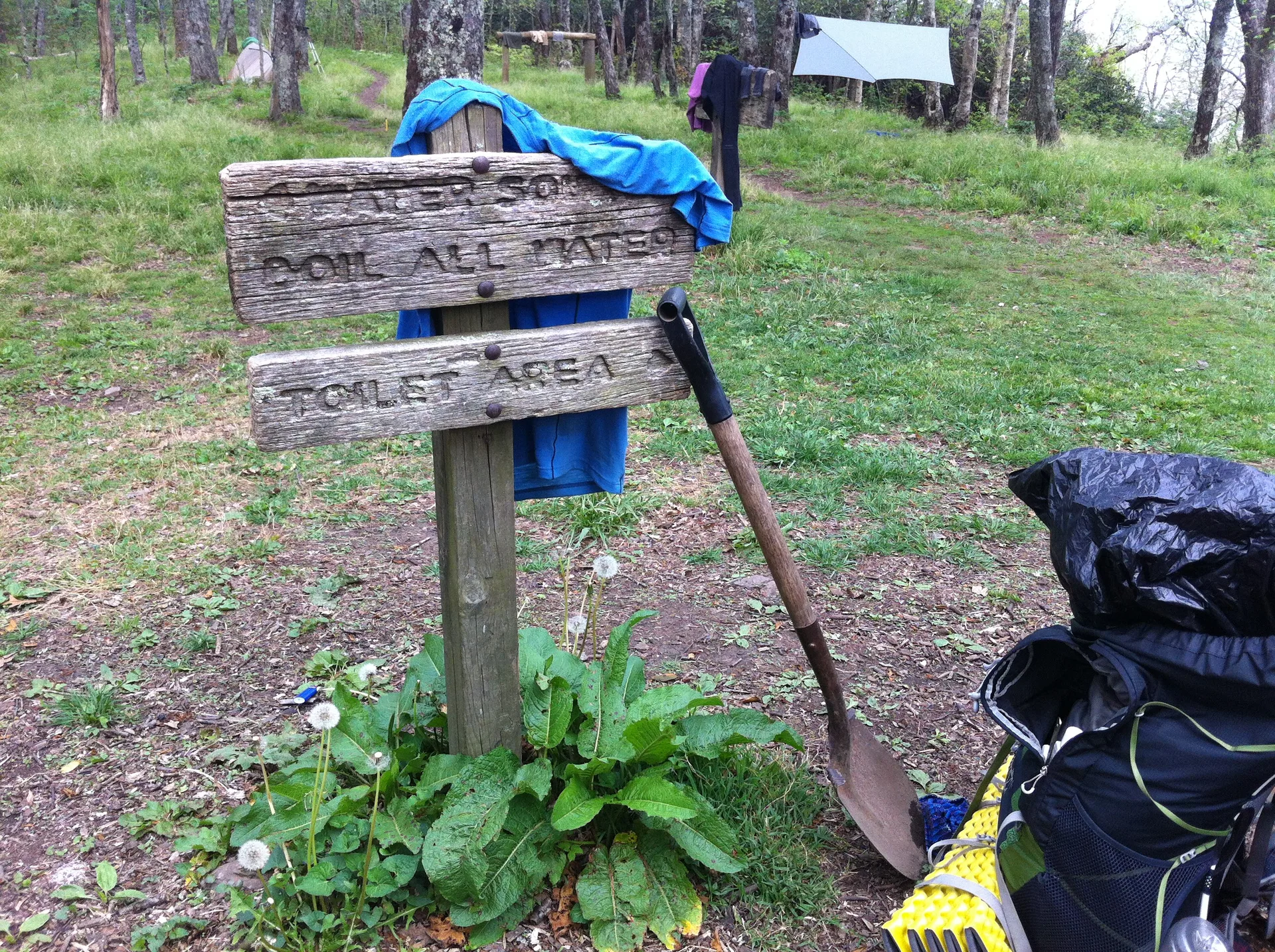 Photo on the Appalachian Trail near Fontana Dam, North Carolina, May 3, 2012