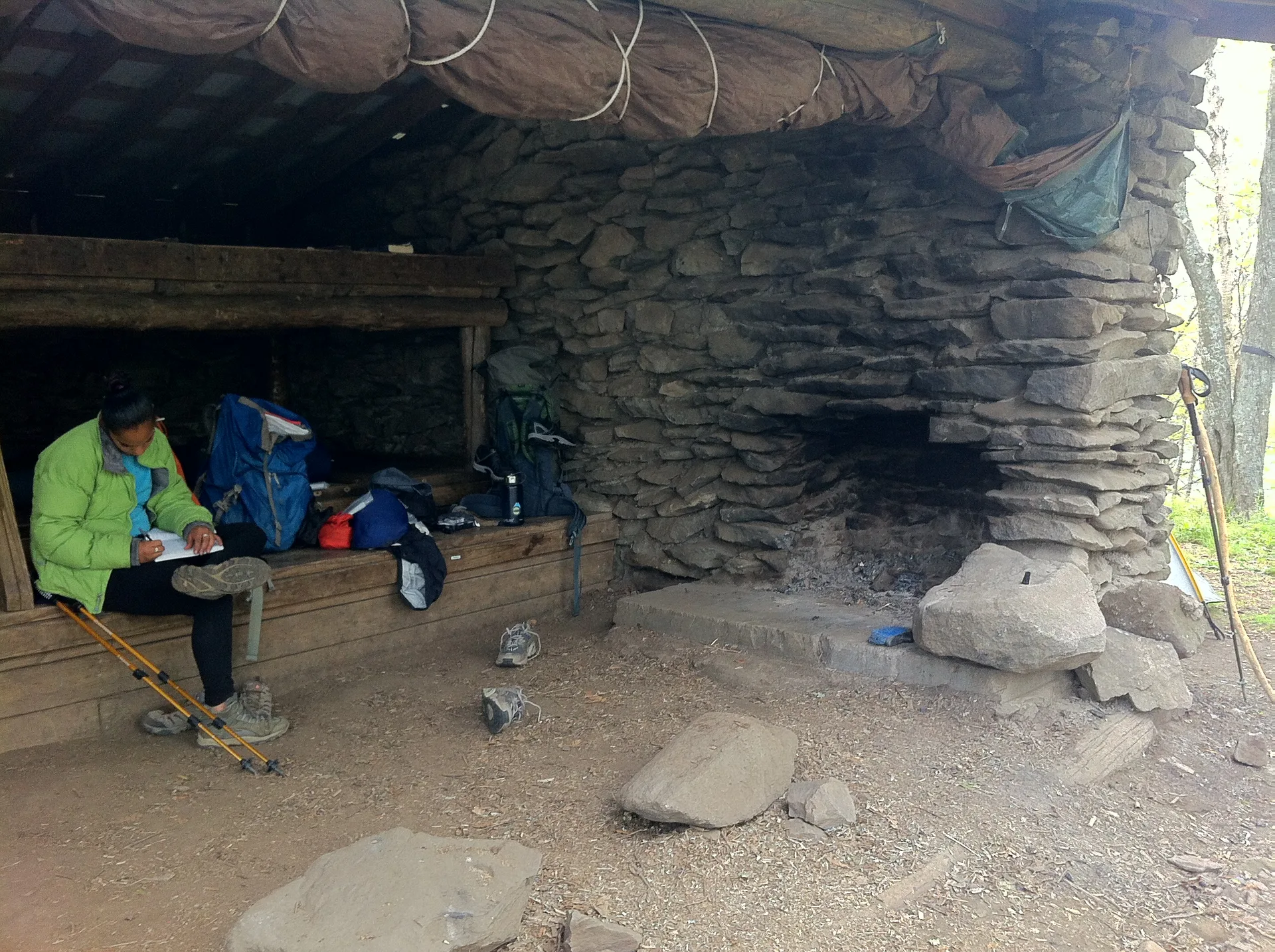 Photo on the Appalachian Trail near Fontana Dam, North Carolina, May 3, 2012