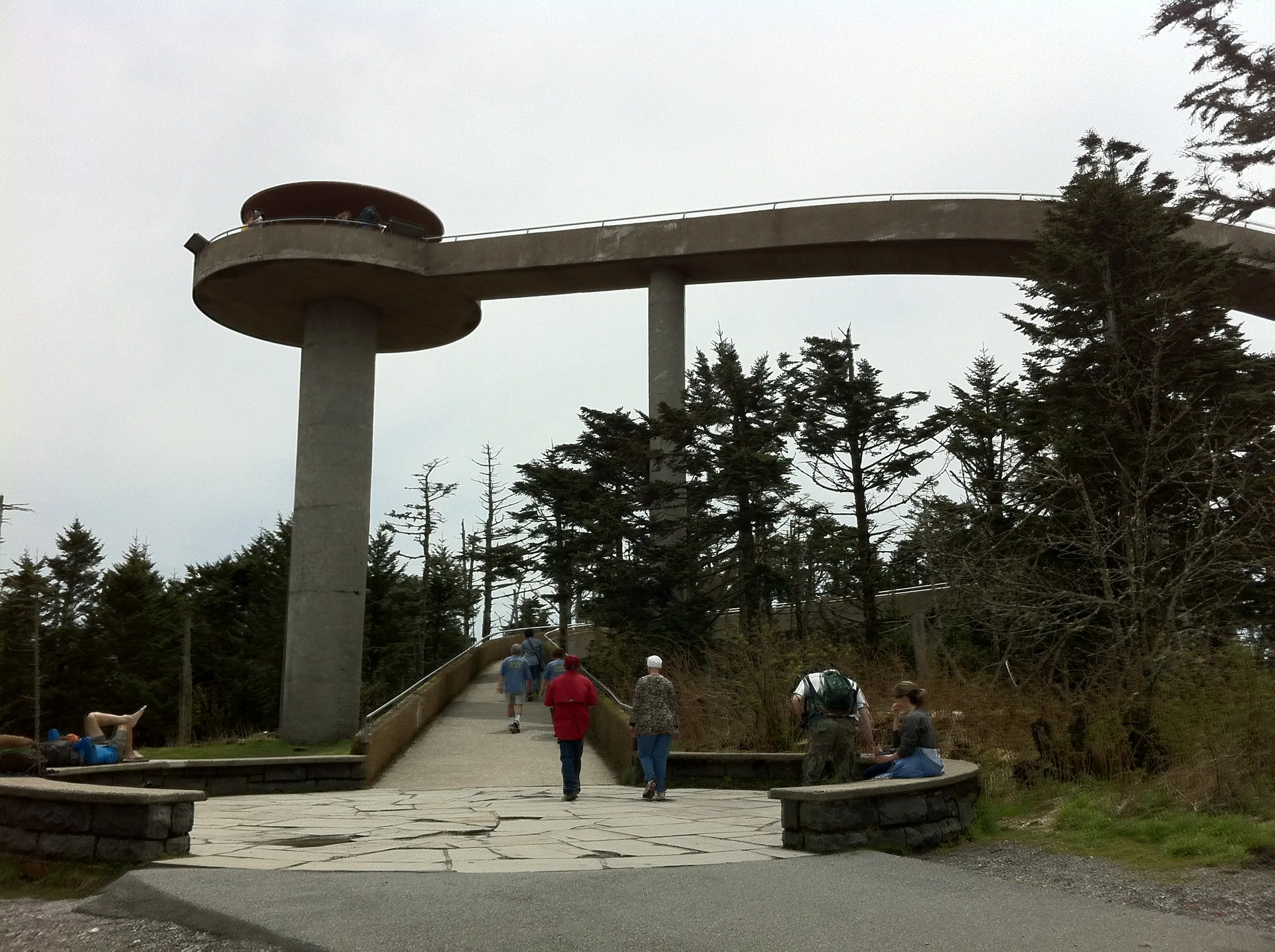 Photo on the Appalachian Trail near Clingmans Dome, North Carolina, May 4, 2012