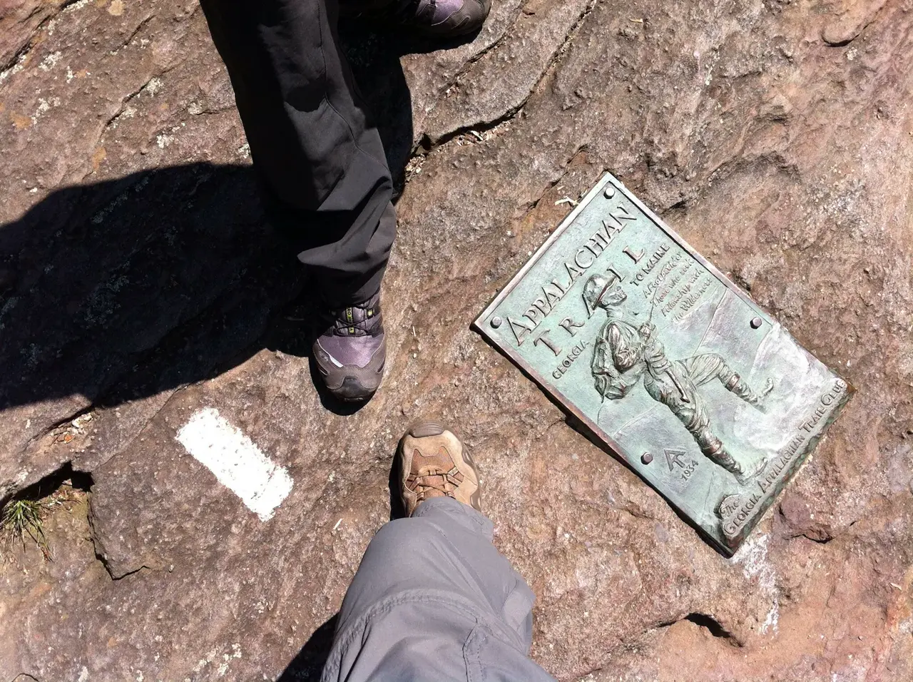Photo on the Appalachian Trail near Springer Mountain, Georgia, April 15, 2012