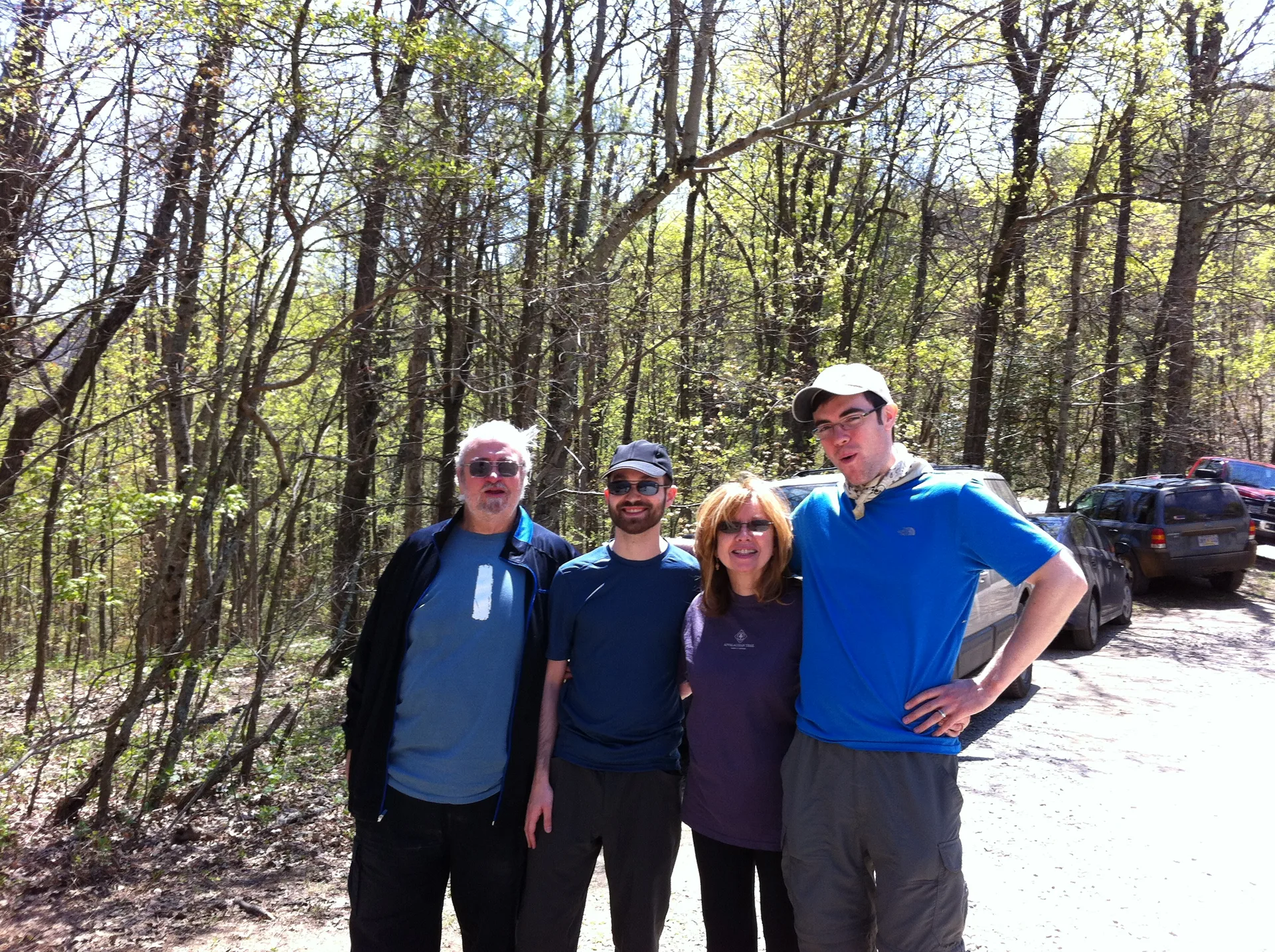 Photo on the Appalachian Trail near Springer Mountain, Georgia, April 15, 2012