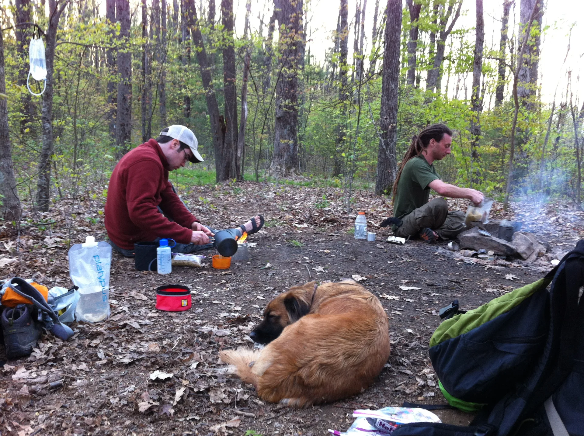 Photo on the Appalachian Trail near Springer Mountain, Georgia, April 15, 2012
