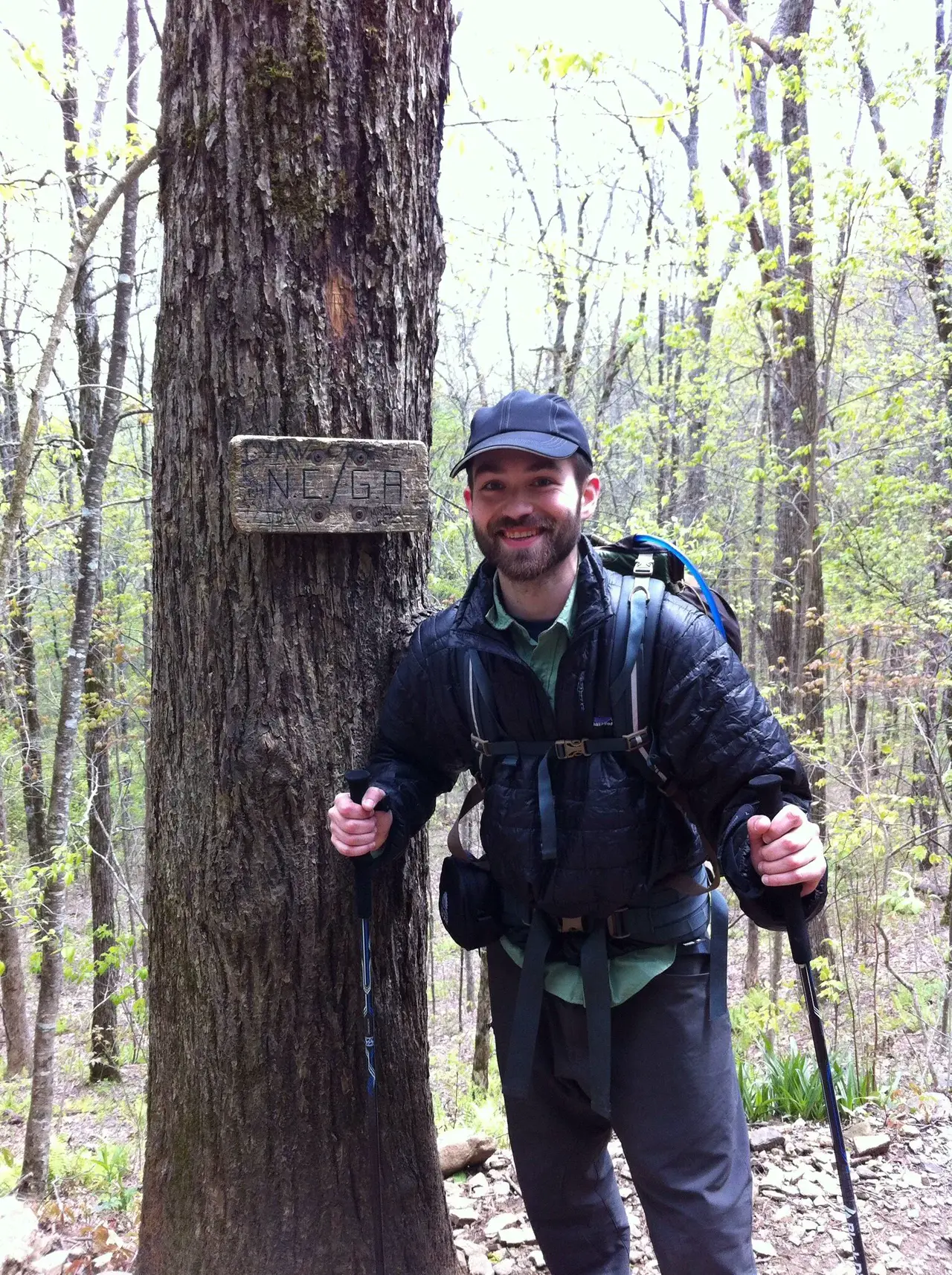 Photo on the Appalachian Trail near Dicks Creek Gap, Georgia, April 24, 2012