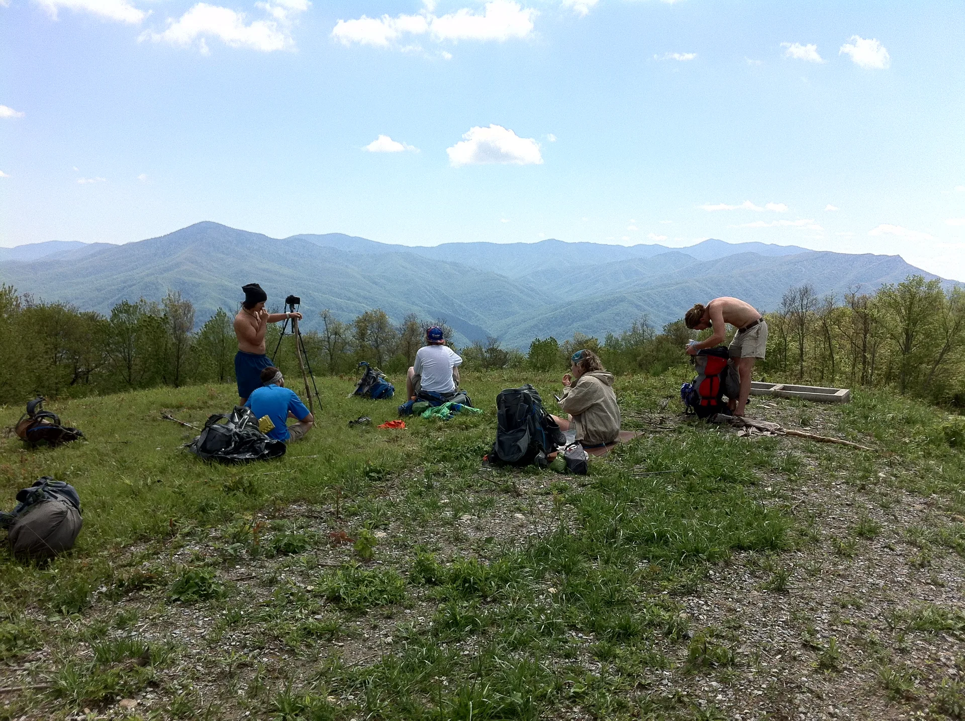 Photo on the Appalachian Trail near Davenport Gap, Tennessee, May 10, 2012