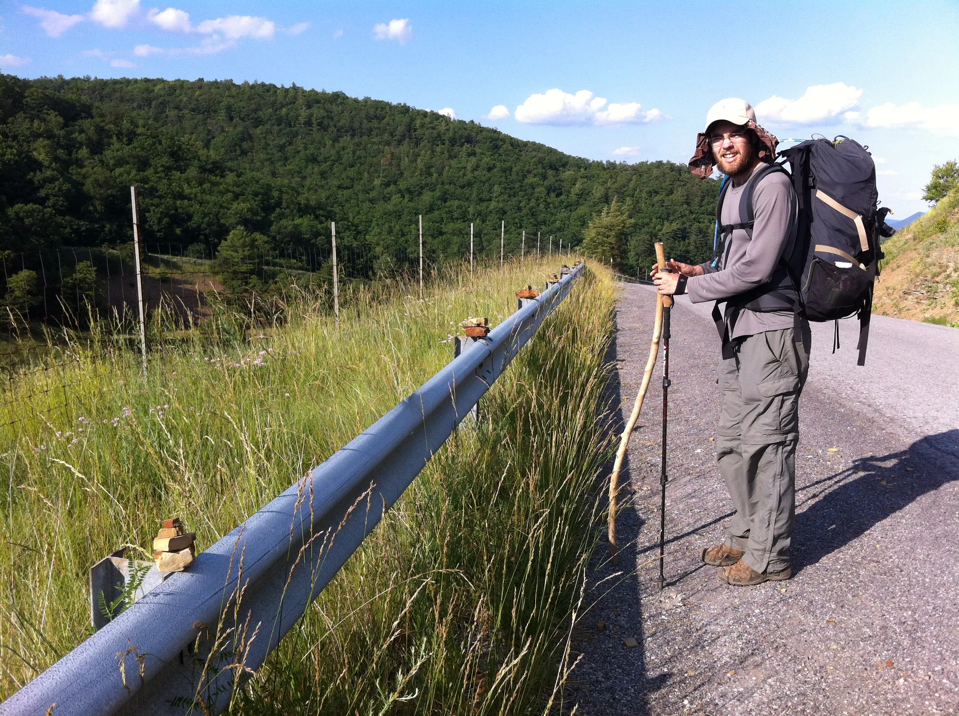 Photo on the Appalachian Trail near Marion, Virginia, June 8, 2012