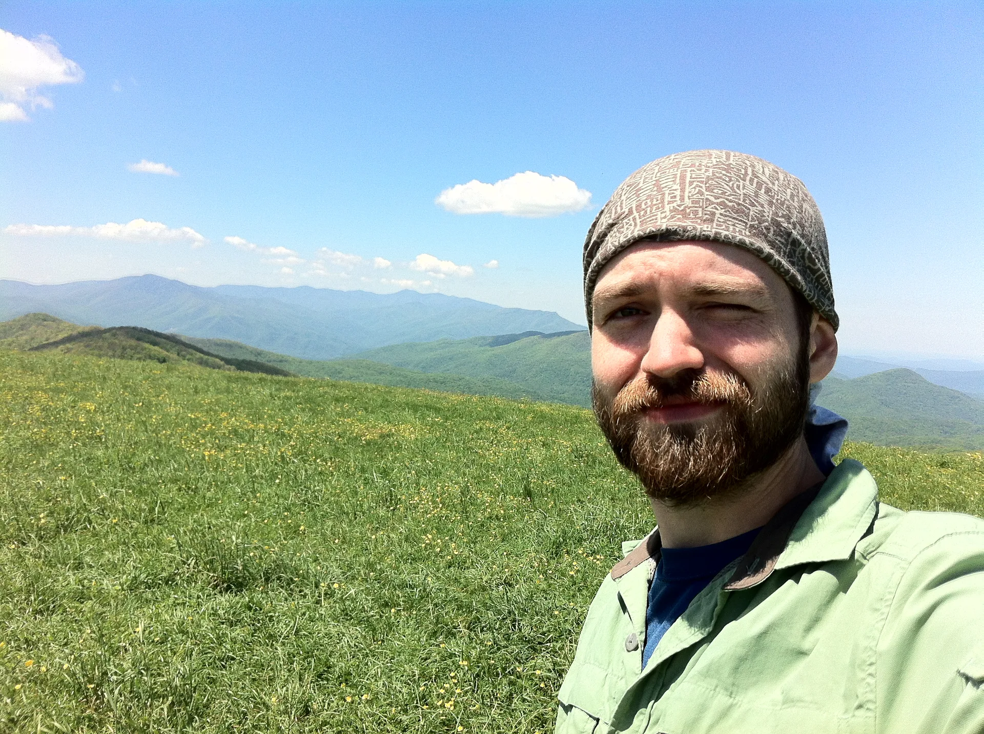 Photo on the Appalachian Trail near Davenport Gap, Tennessee, May 11, 2012