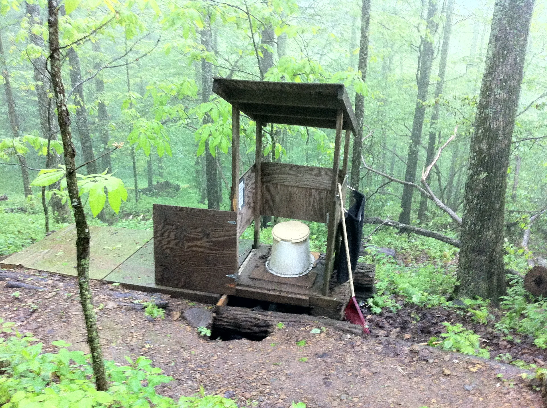 Photo on the Appalachian Trail near Hot Springs, North Carolina, May 14, 2012