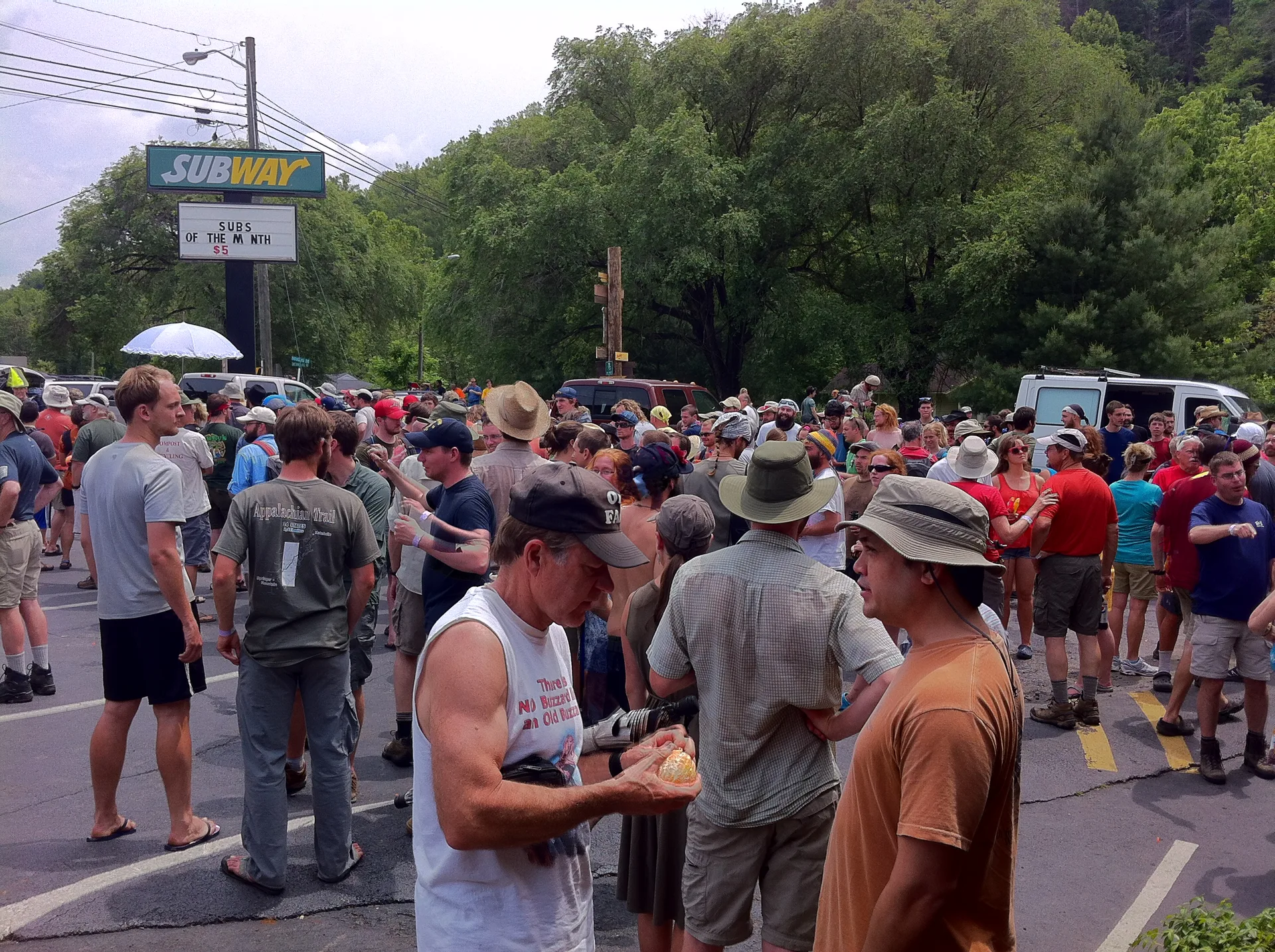Photo off the trail in Damascus, VA, May 19, 2012