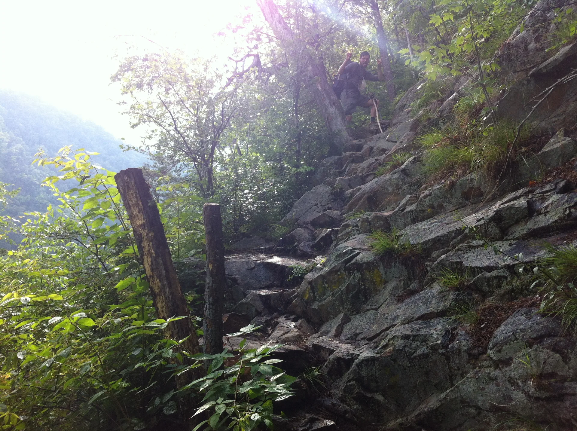 Photo on the Appalachian Trail near Erwin, Tennessee, May 23, 2012