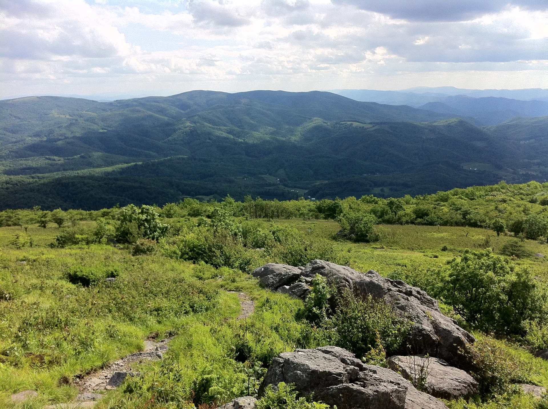 Photo on the Appalachian Trail near Damascus, Virginia, June 1, 2012