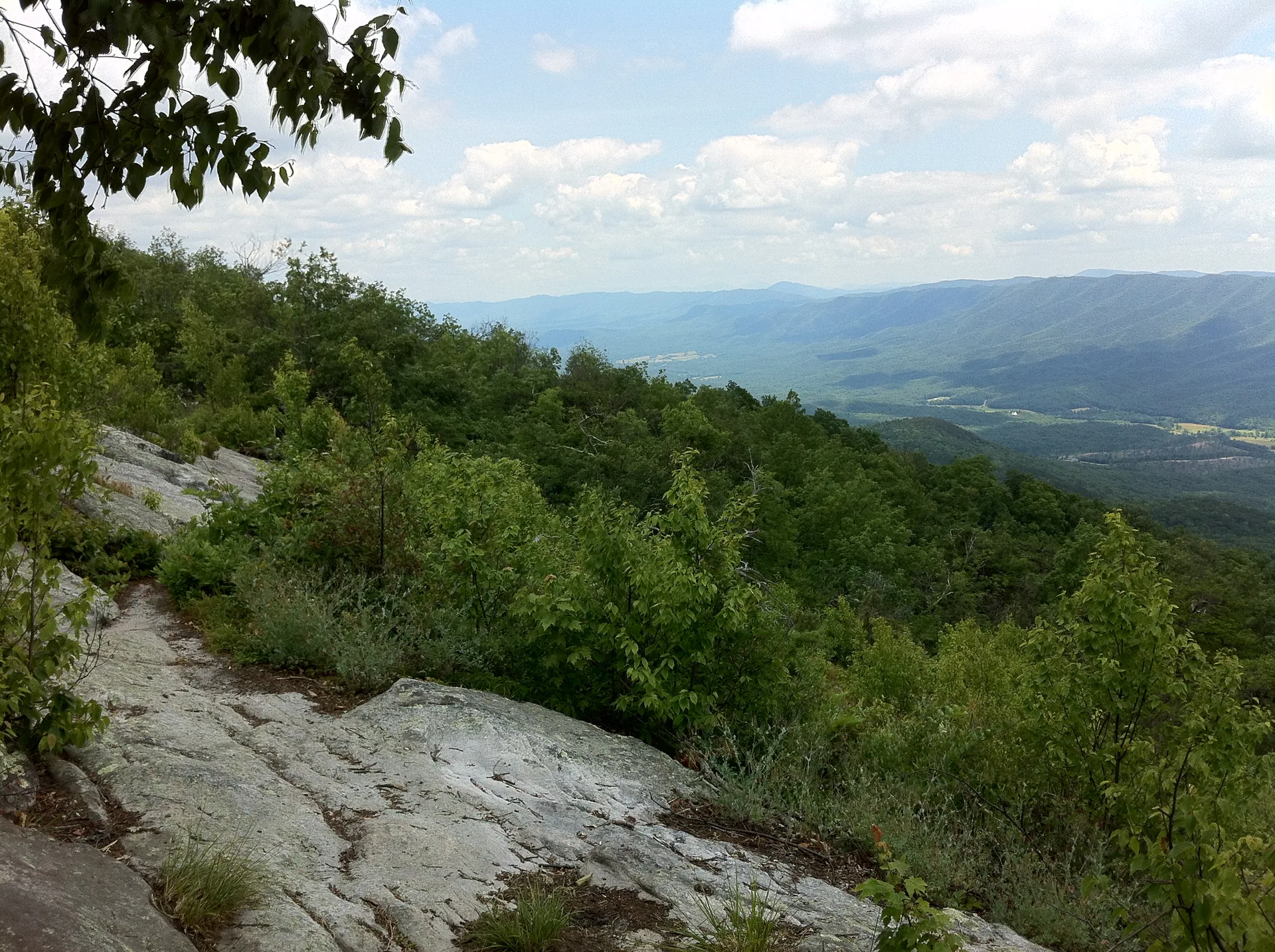 Photo on the Appalachian Trail near McAfee Knob, Virginia, June 15, 2012
