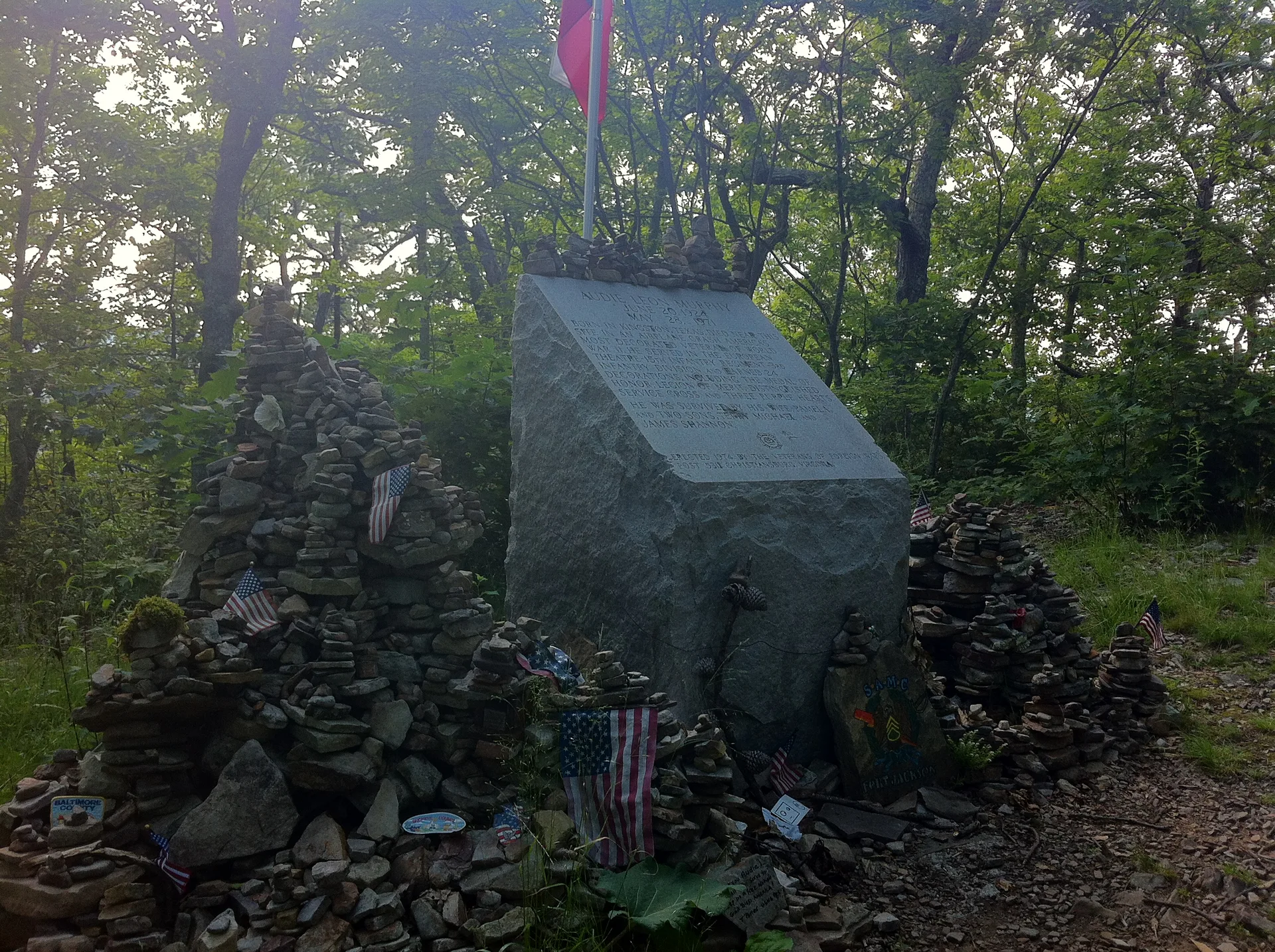 Photo on the Appalachian Trail near McAfee Knob, Virginia, June 15, 2012