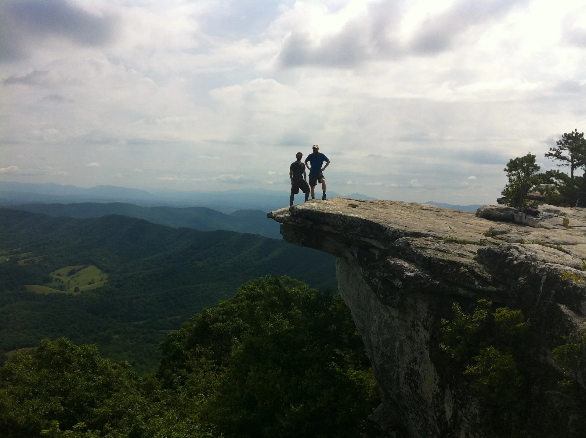 Photo on the Appalachian Trail near McAfee Knob, Virginia, June 17, 2012