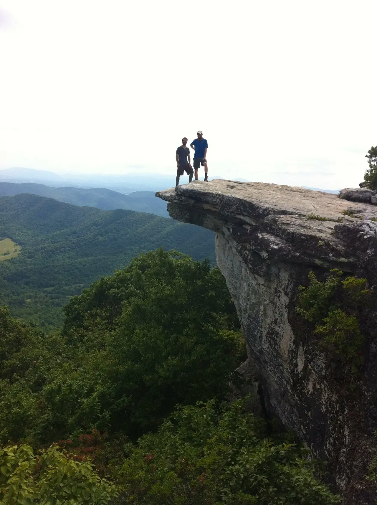 Photo on the Appalachian Trail near McAfee Knob, Virginia, June 17, 2012