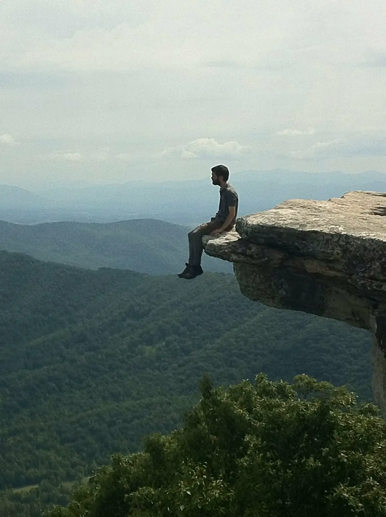 Photo on the Appalachian Trail near McAfee Knob, Virginia, June 17, 2012