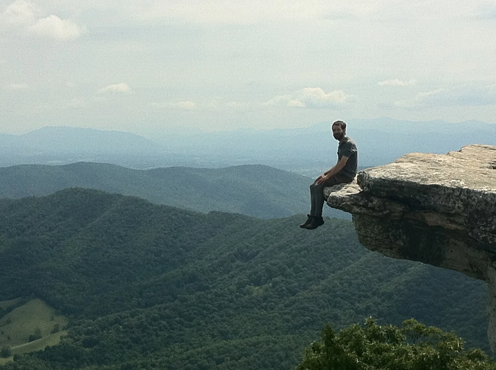 Photo on the Appalachian Trail near McAfee Knob, Virginia, June 17, 2012