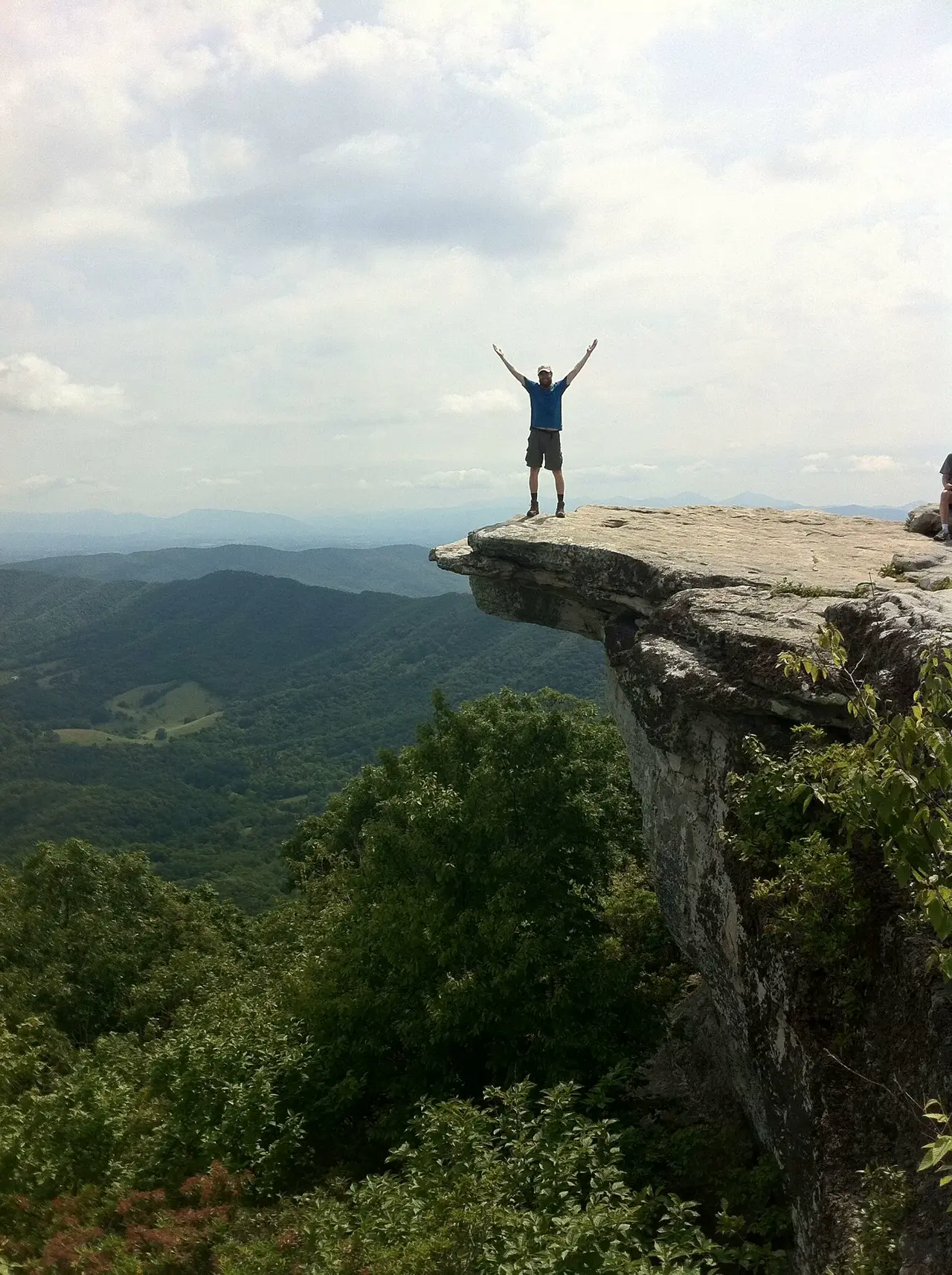 Photo on the Appalachian Trail near McAfee Knob, Virginia, June 17, 2012