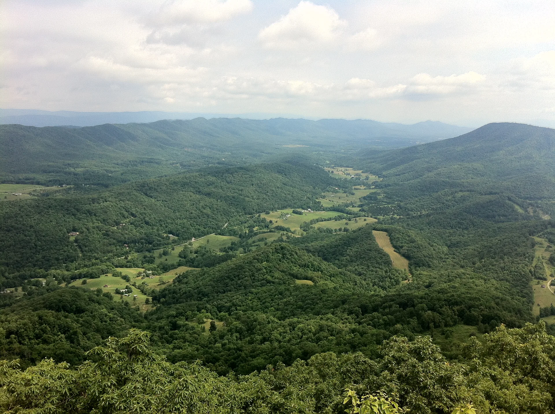 Photo on the Appalachian Trail near McAfee Knob, Virginia, June 17, 2012