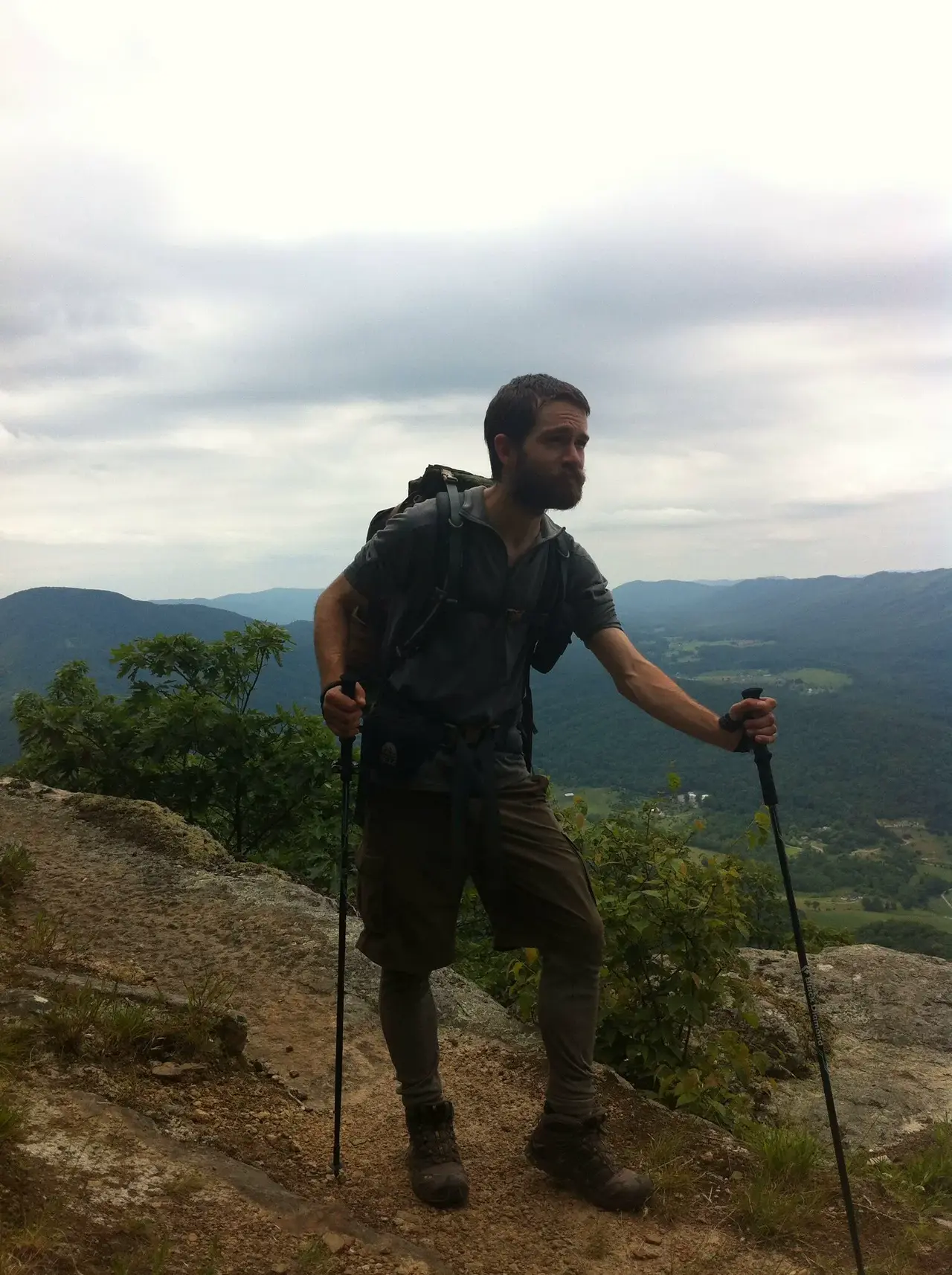 Photo on the Appalachian Trail near McAfee Knob, Virginia, June 17, 2012