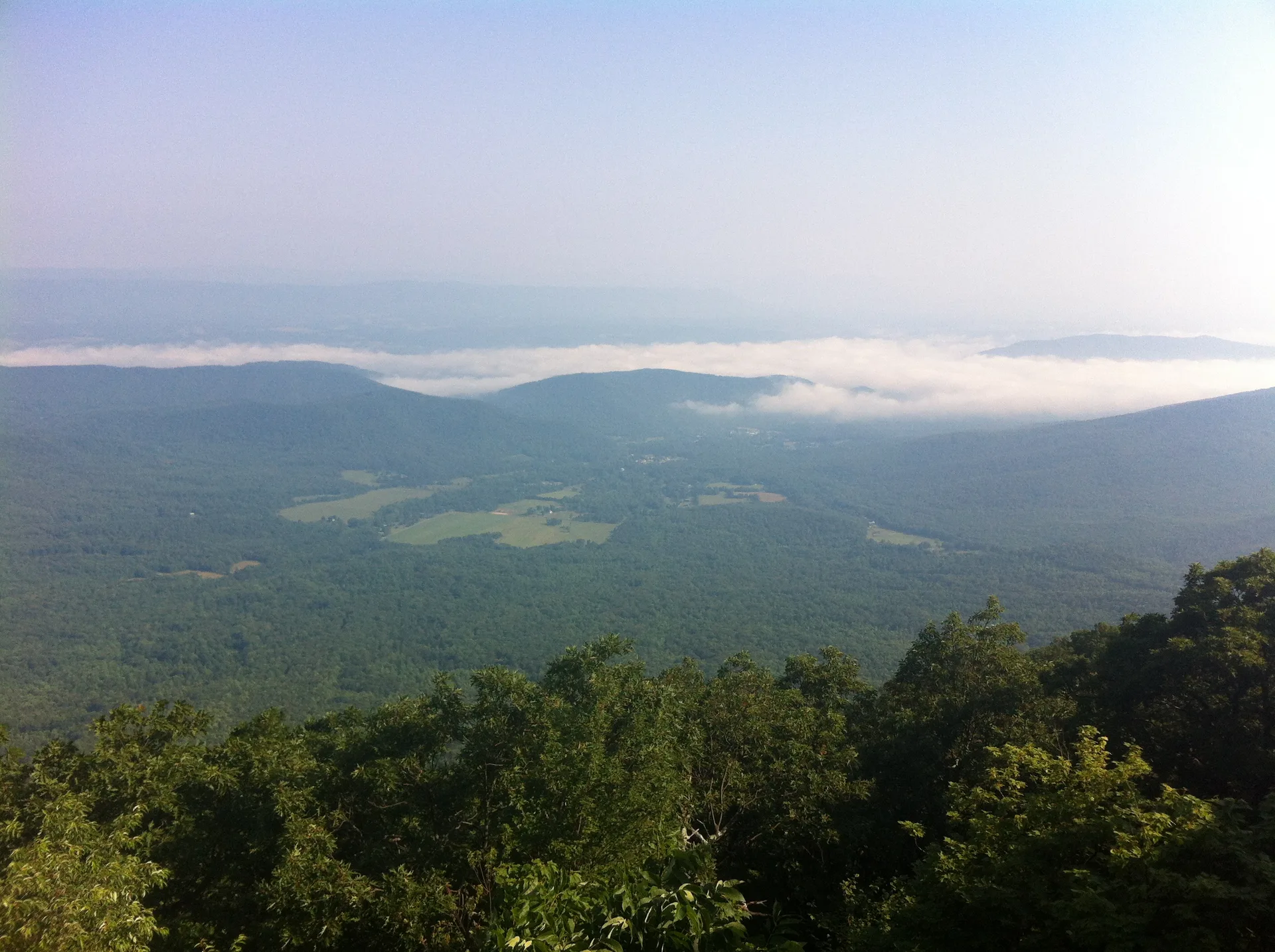 Photo on the Appalachian Trail near Daleville, Virginia, June 21, 2012