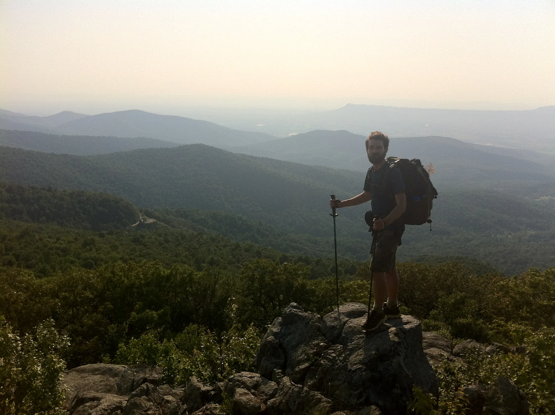 Photo on the Appalachian Trail near Waynesboro, Virginia, June 28, 2012