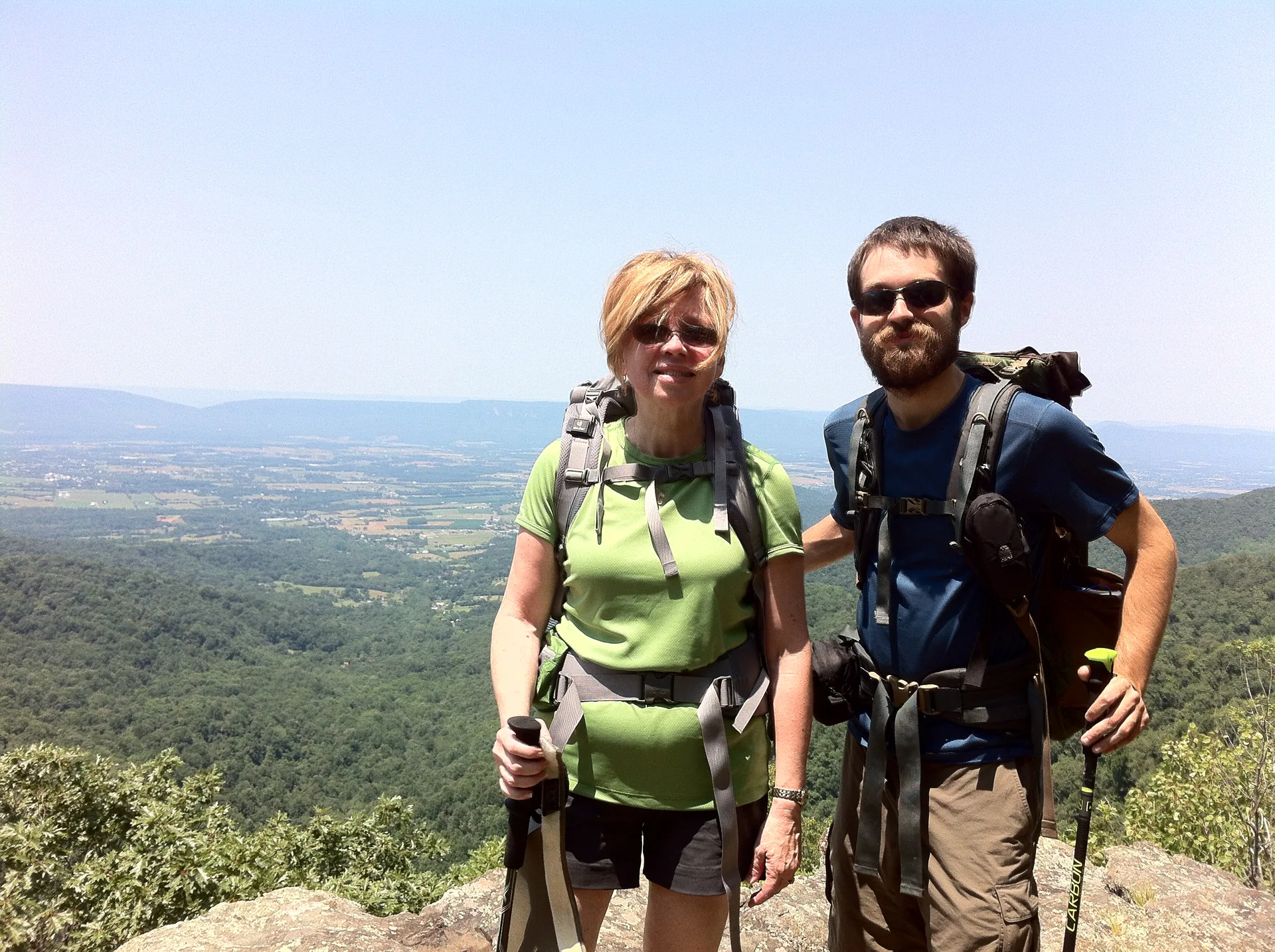 Photo on the Appalachian Trail near Shenandoah, Virginia, June 30, 2012