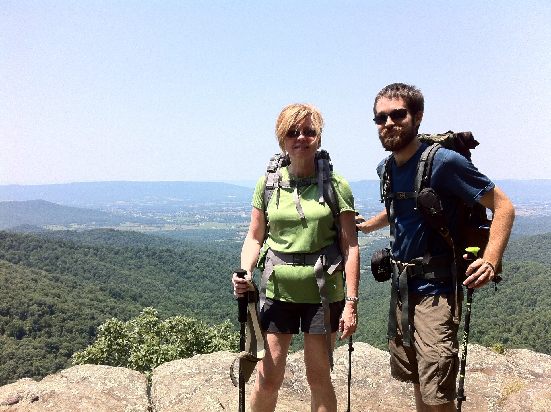 Photo on the Appalachian Trail near Shenandoah, Virginia, June 30, 2012