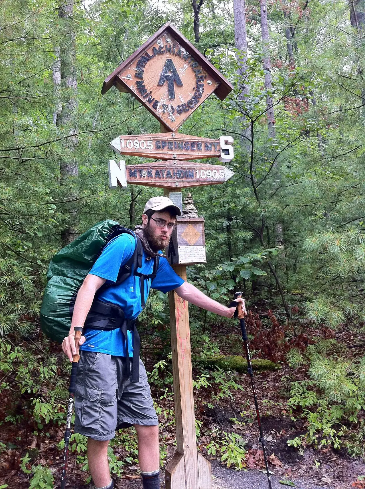 Photo on the Appalachian Trail near Boiling Springs, Maryland, July 15, 2012