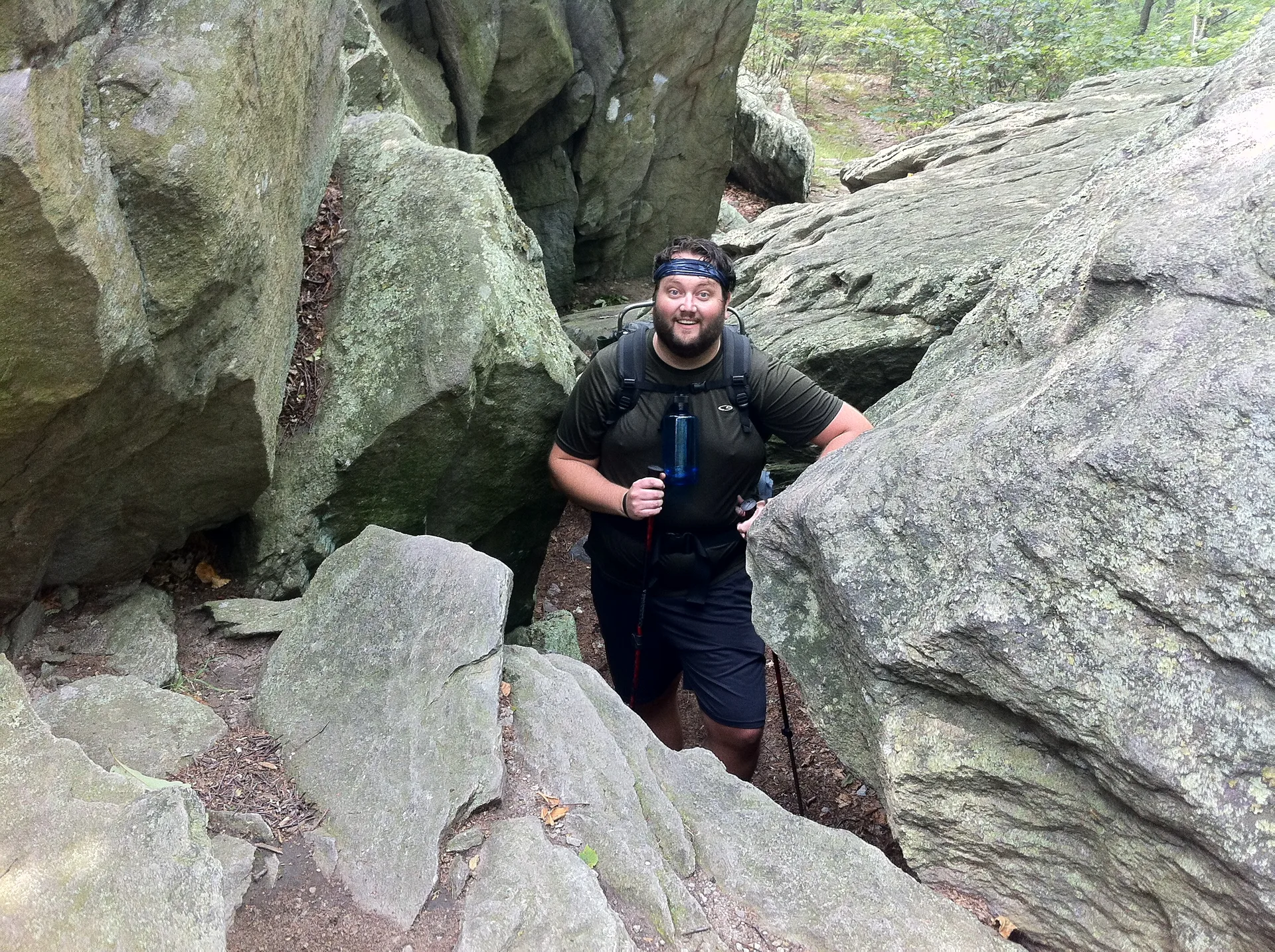 Photo on the Appalachian Trail near Boiling Springs, Maryland, July 28, 2012