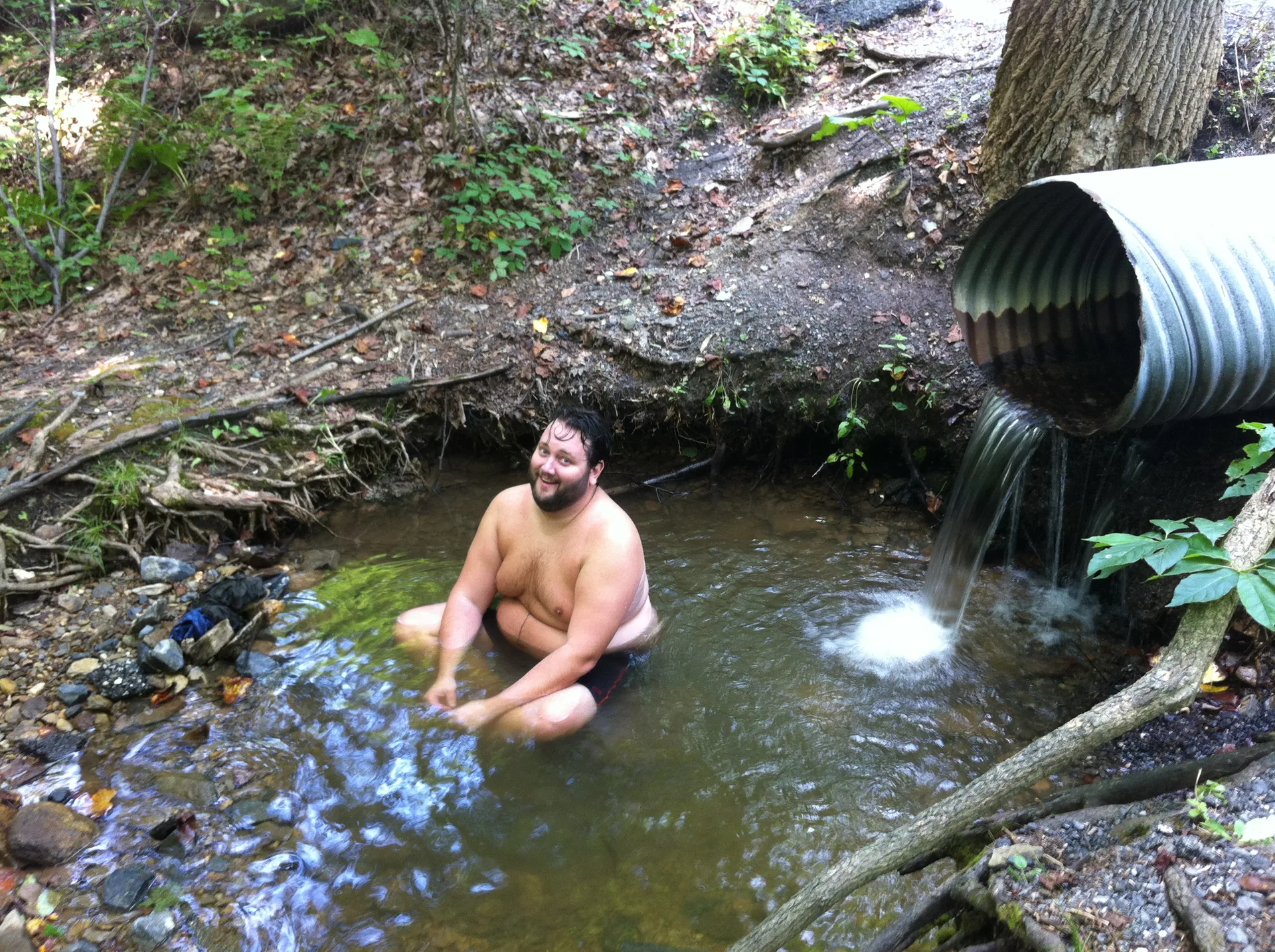 Photo on the Appalachian Trail near Boiling Springs, Maryland, July 28, 2012