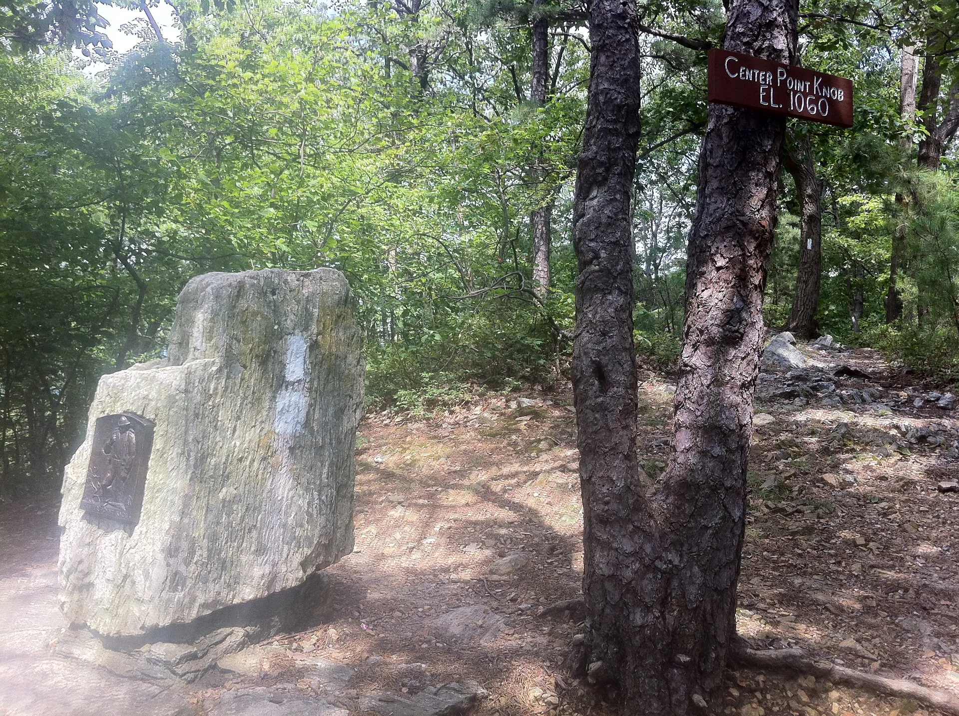 Photo on the Appalachian Trail near Boiling Springs, Pennsylvania, July 29, 2012