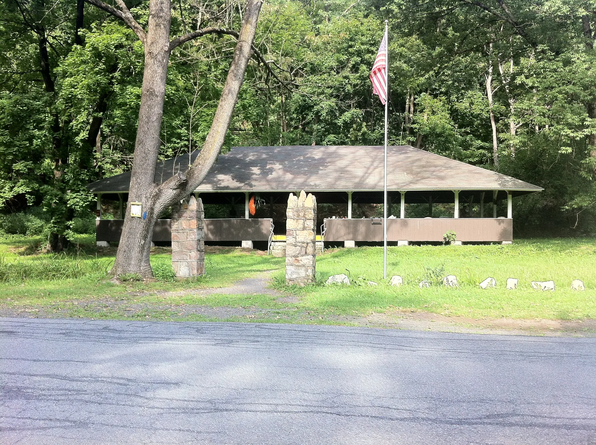 Photo on the Appalachian Trail near Port Clinton, Pennsylvania, August 7, 2012