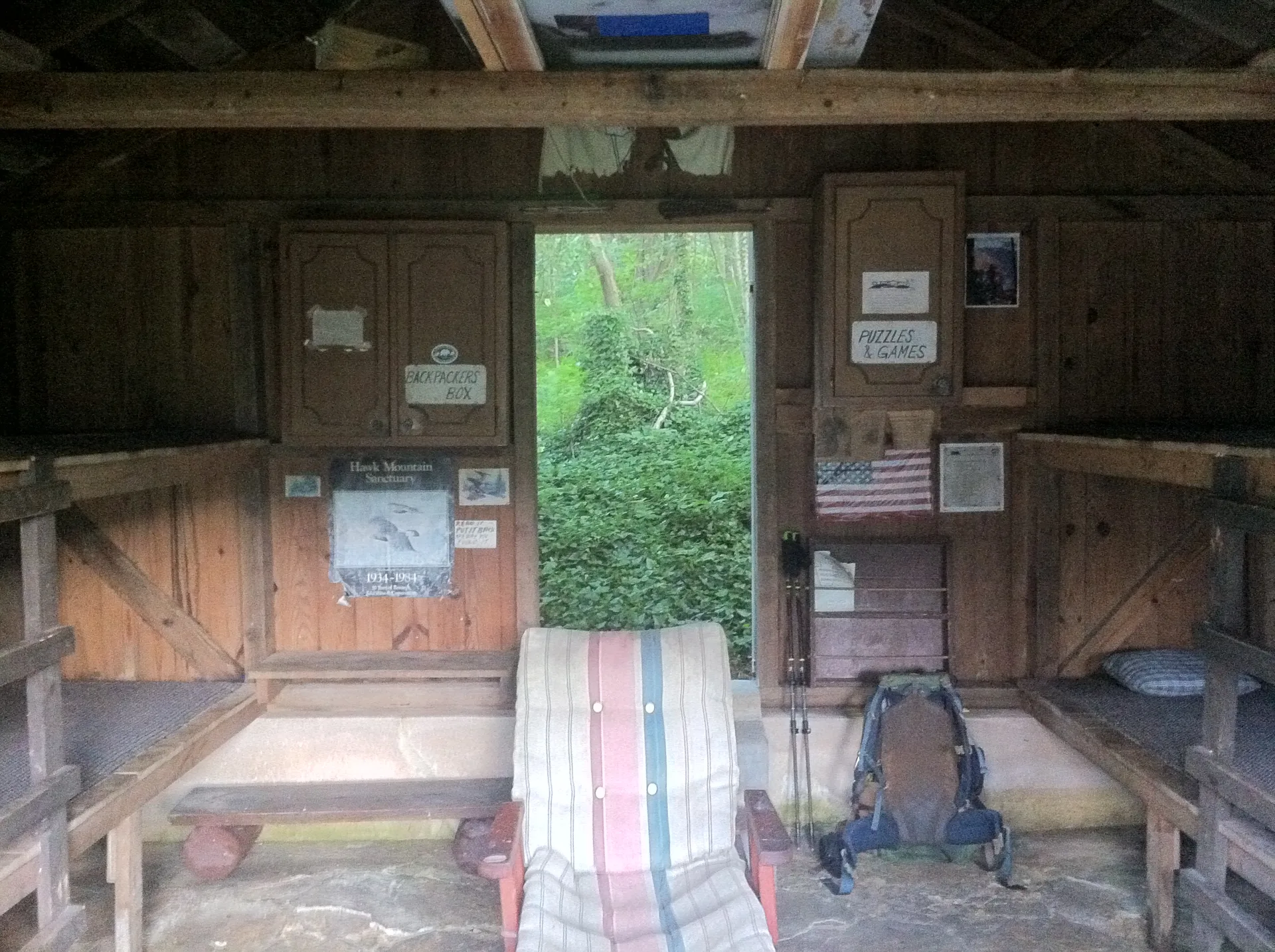 Photo on the Appalachian Trail near Port Clinton, Pennsylvania, August 8, 2012
