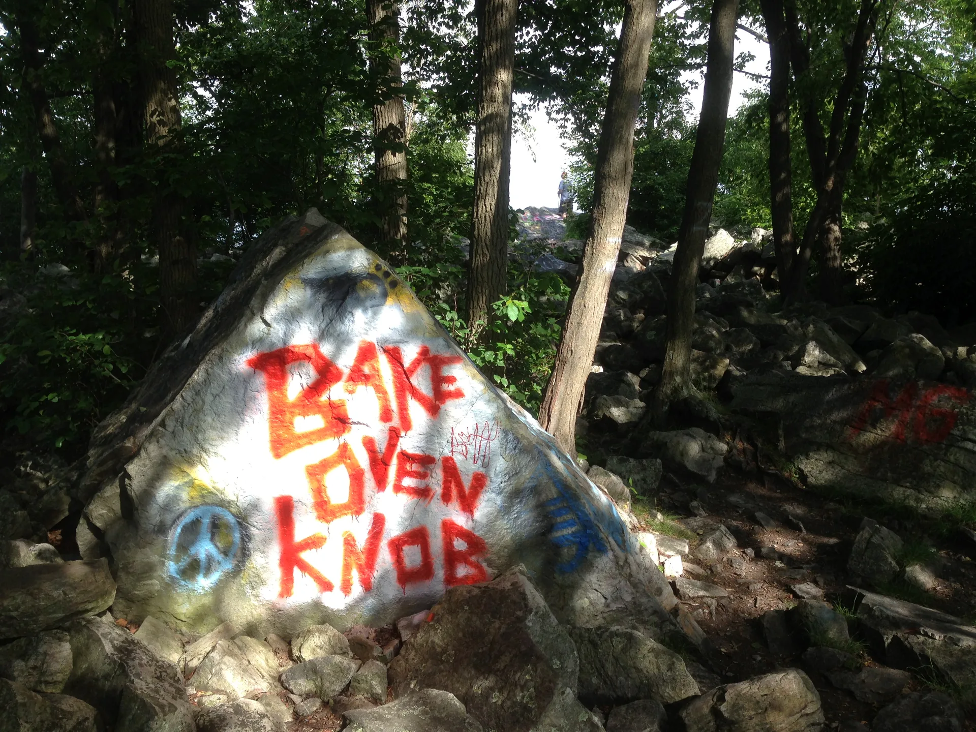 Photo on the Appalachian Trail near Lehigh Gap, Pennsylvania, June 23, 2013
