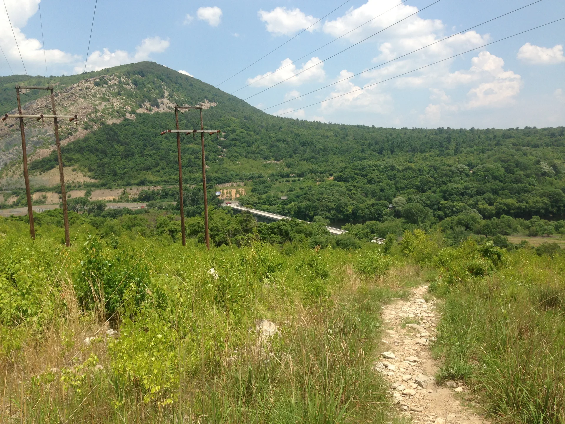 Photo on the Appalachian Trail near Lehigh Gap, Pennsylvania, June 24, 2013