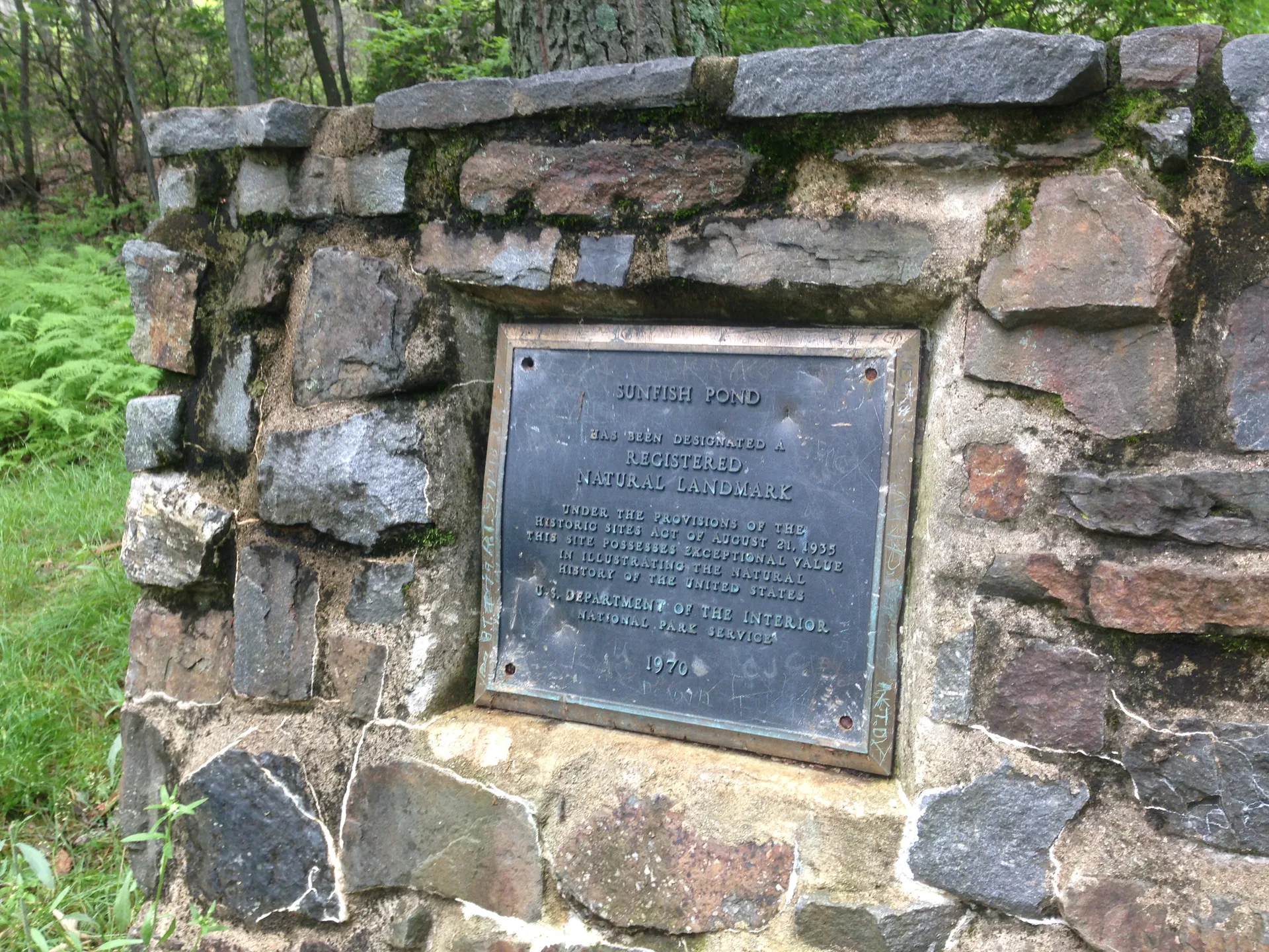 Photo on the Appalachian Trail near Sunfish Pond, New Jersey, June 29, 2013