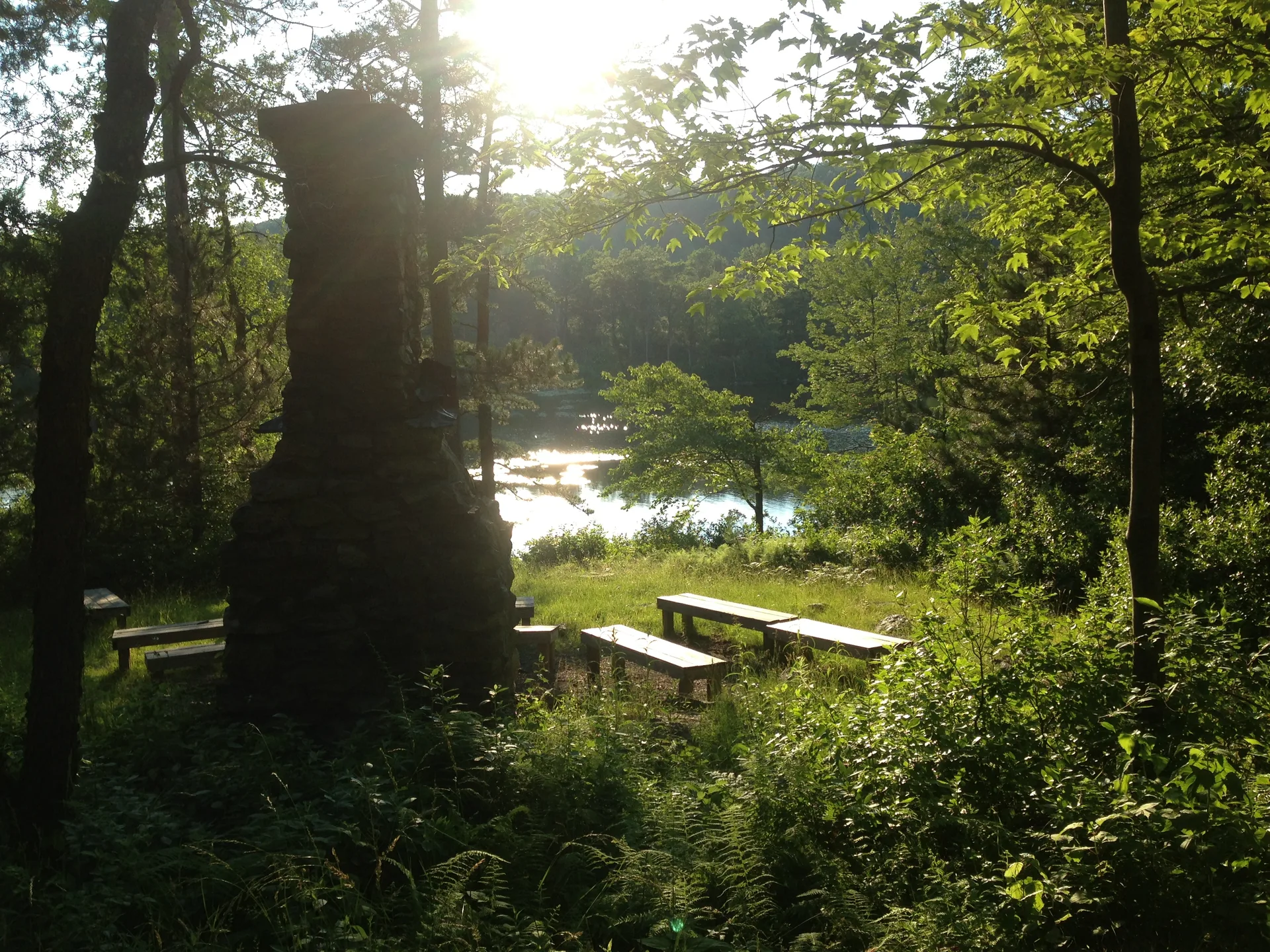 Photo on the Appalachian Trail near Sunfish Pond, New Jersey, June 29, 2013