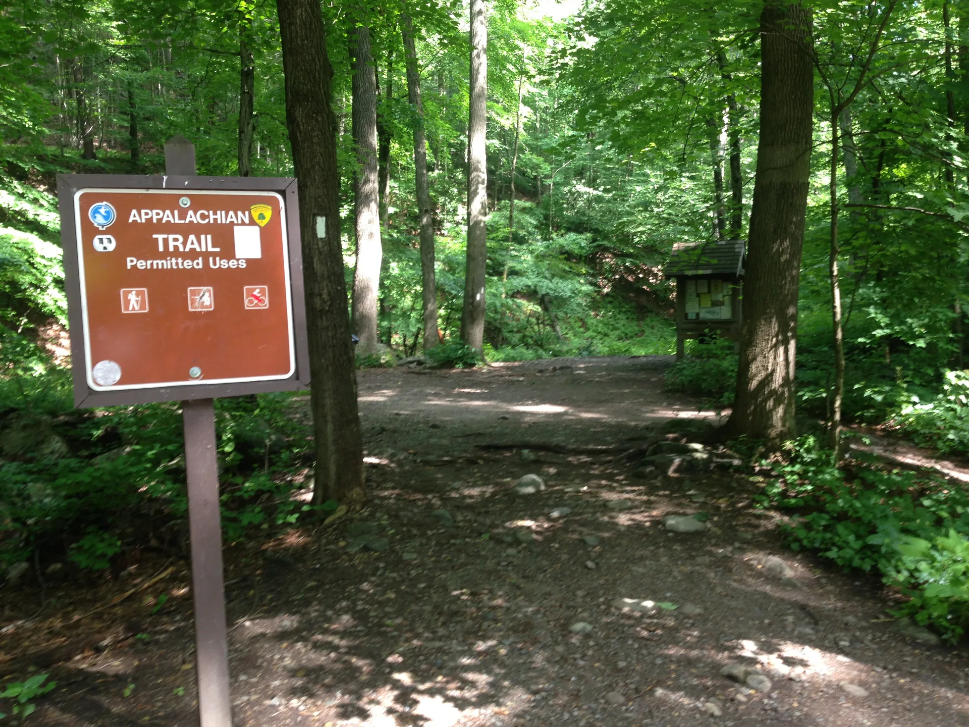 Photo on the Appalachian Trail near Sunfish Pond, New Jersey, June 29, 2013