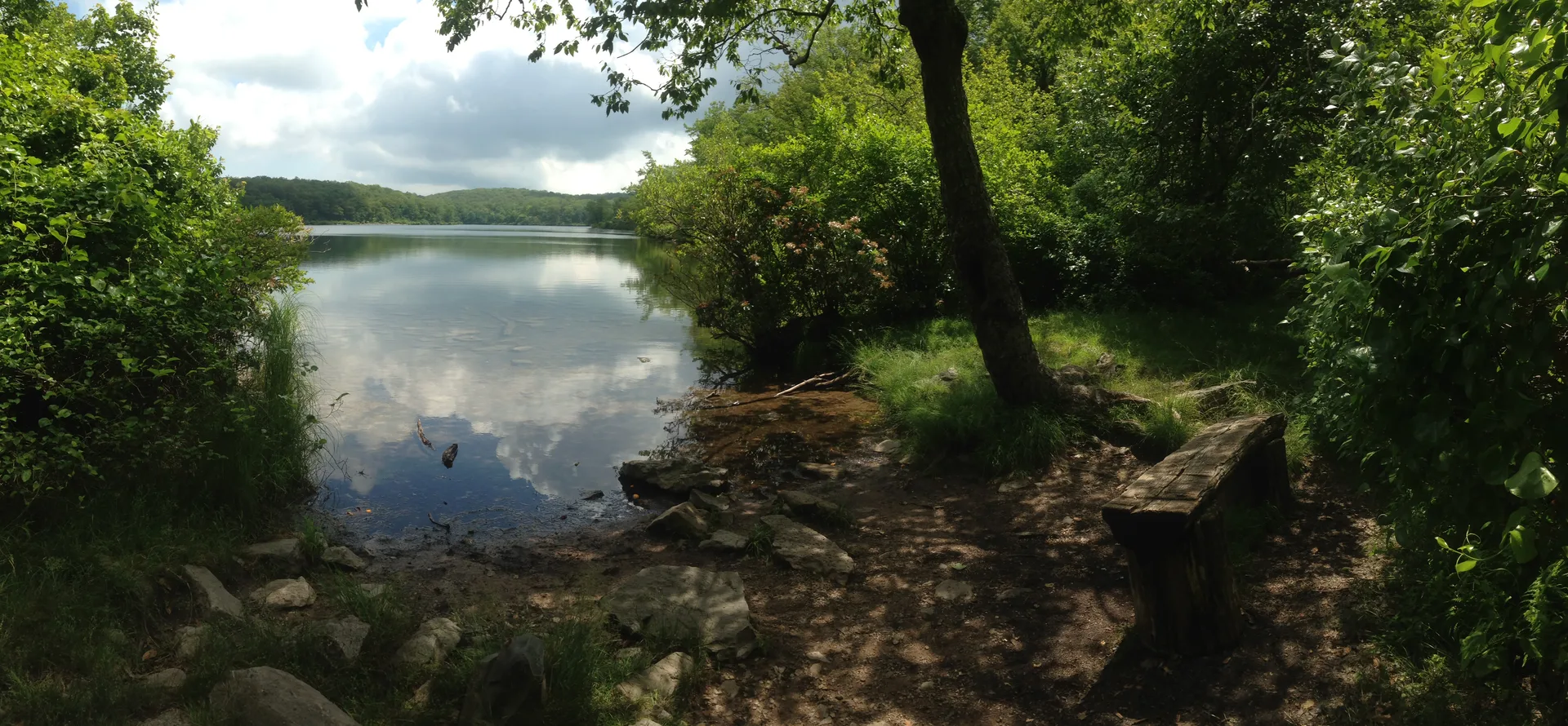 Photo on the Appalachian Trail near Sunfish Pond, New Jersey, June 29, 2013