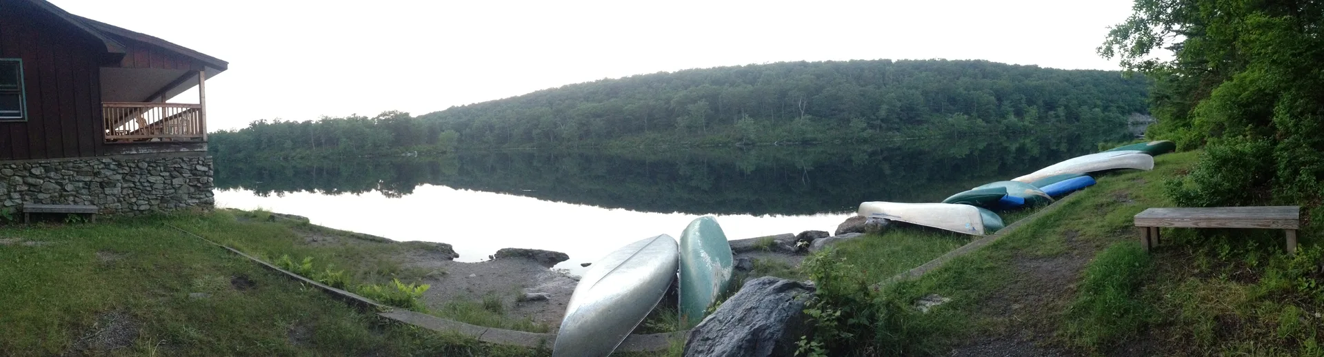 Photo on the Appalachian Trail near Sunfish Pond, New Jersey, June 29, 2013