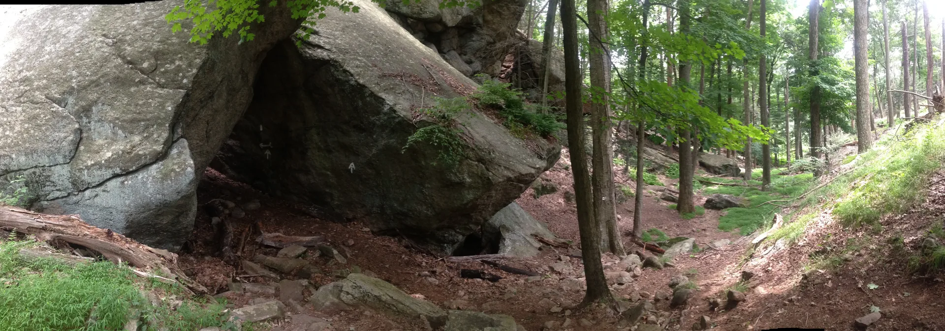Photo on the Appalachian Trail near Harriman State Park, New York, July 11, 2013