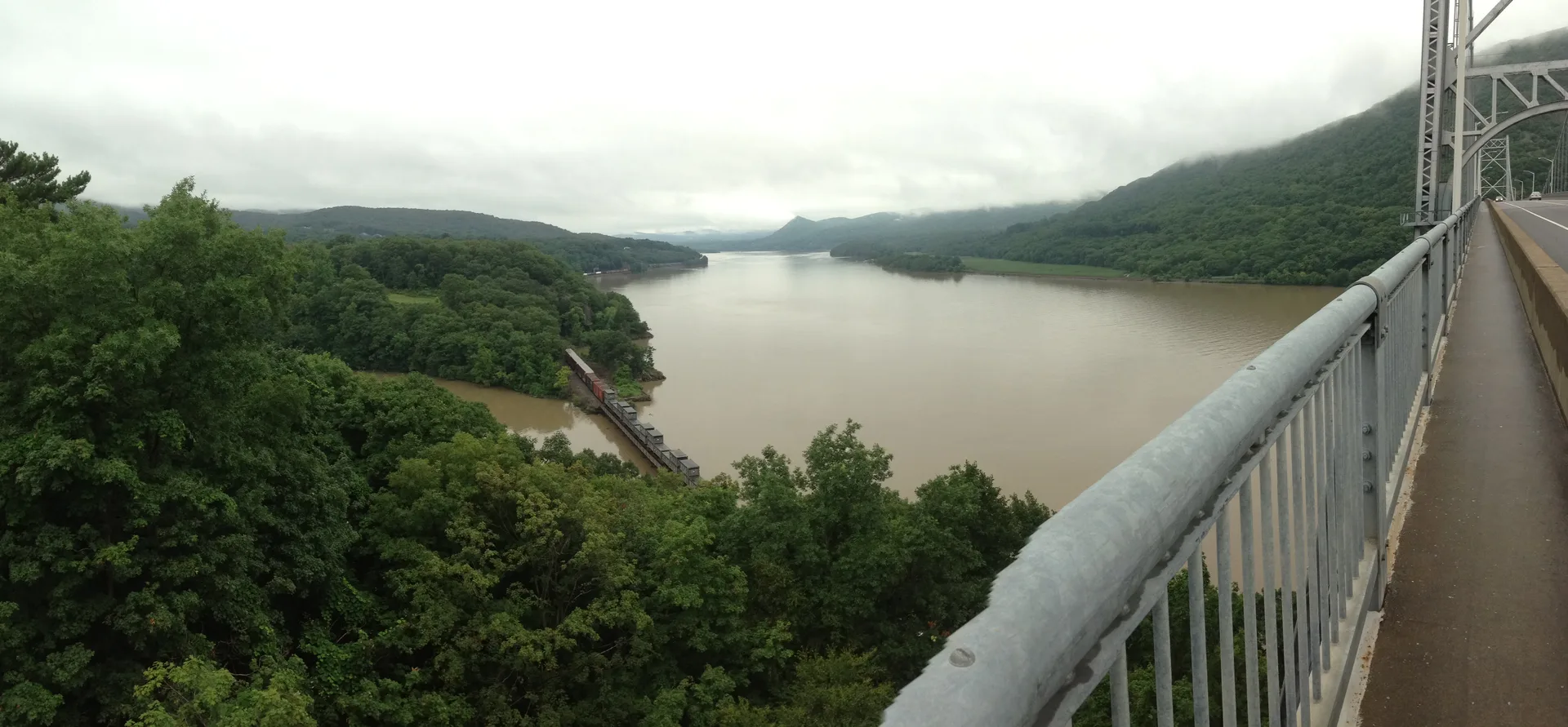 Photo on the Appalachian Trail near Hudson River, New York, July 13, 2013