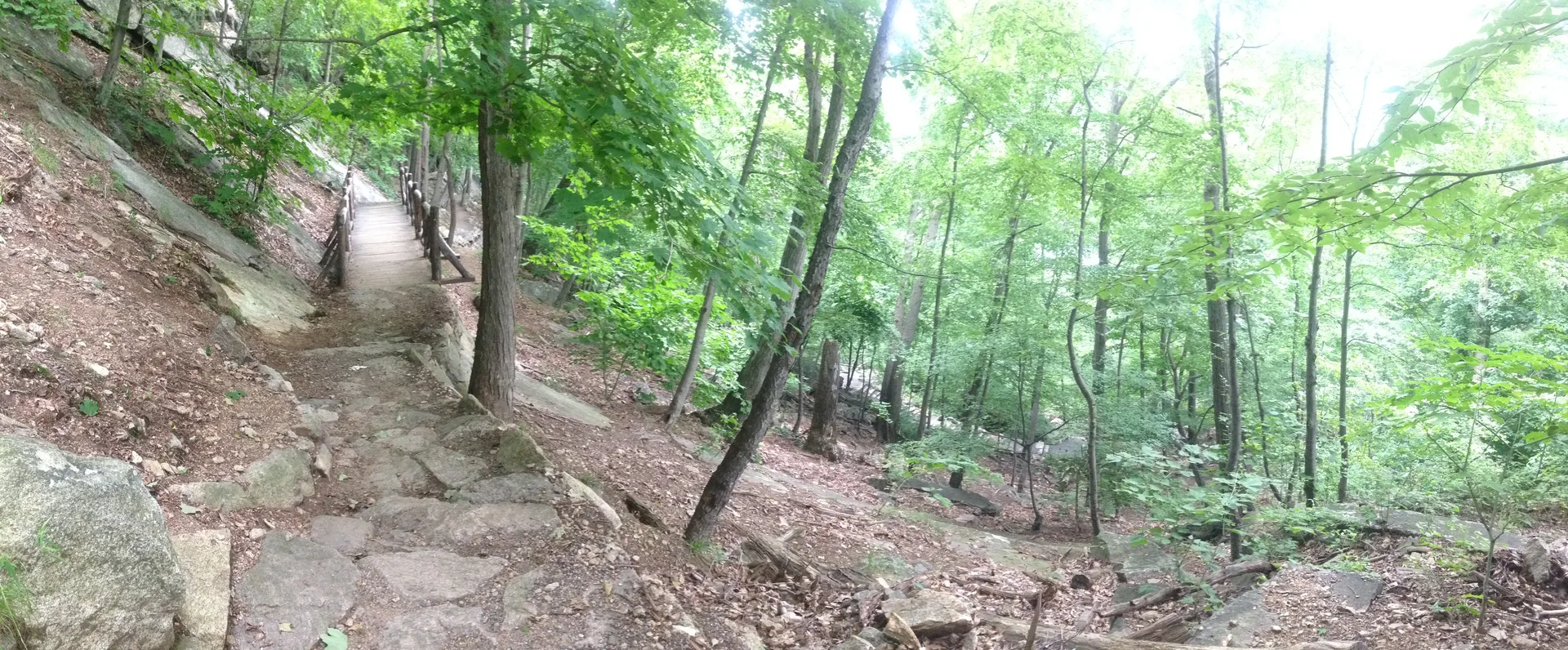 Photo on the Appalachian Trail near Hudson River, New York, July 13, 2013