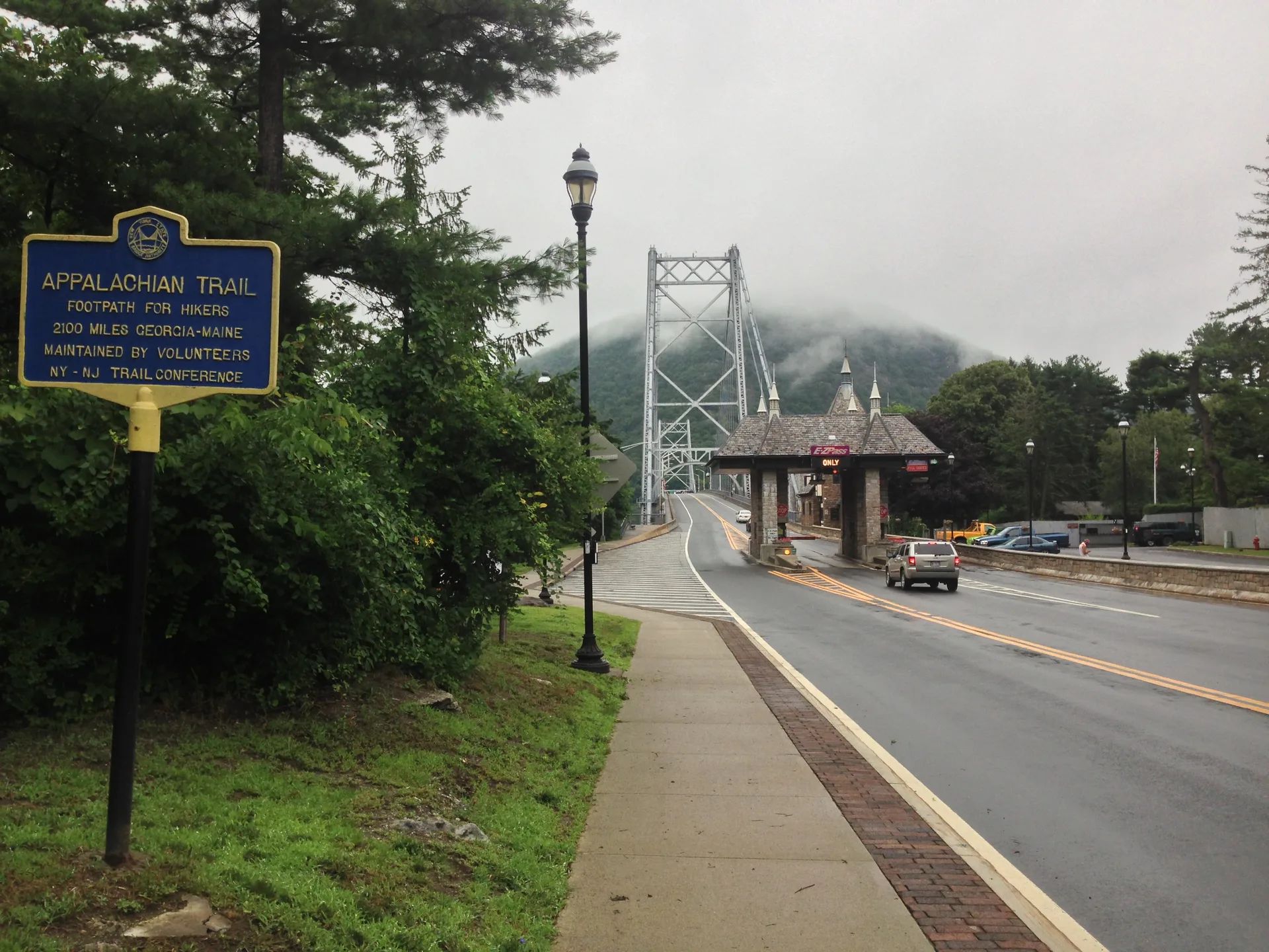 Photo on the Appalachian Trail near Hudson River, New York, July 13, 2013